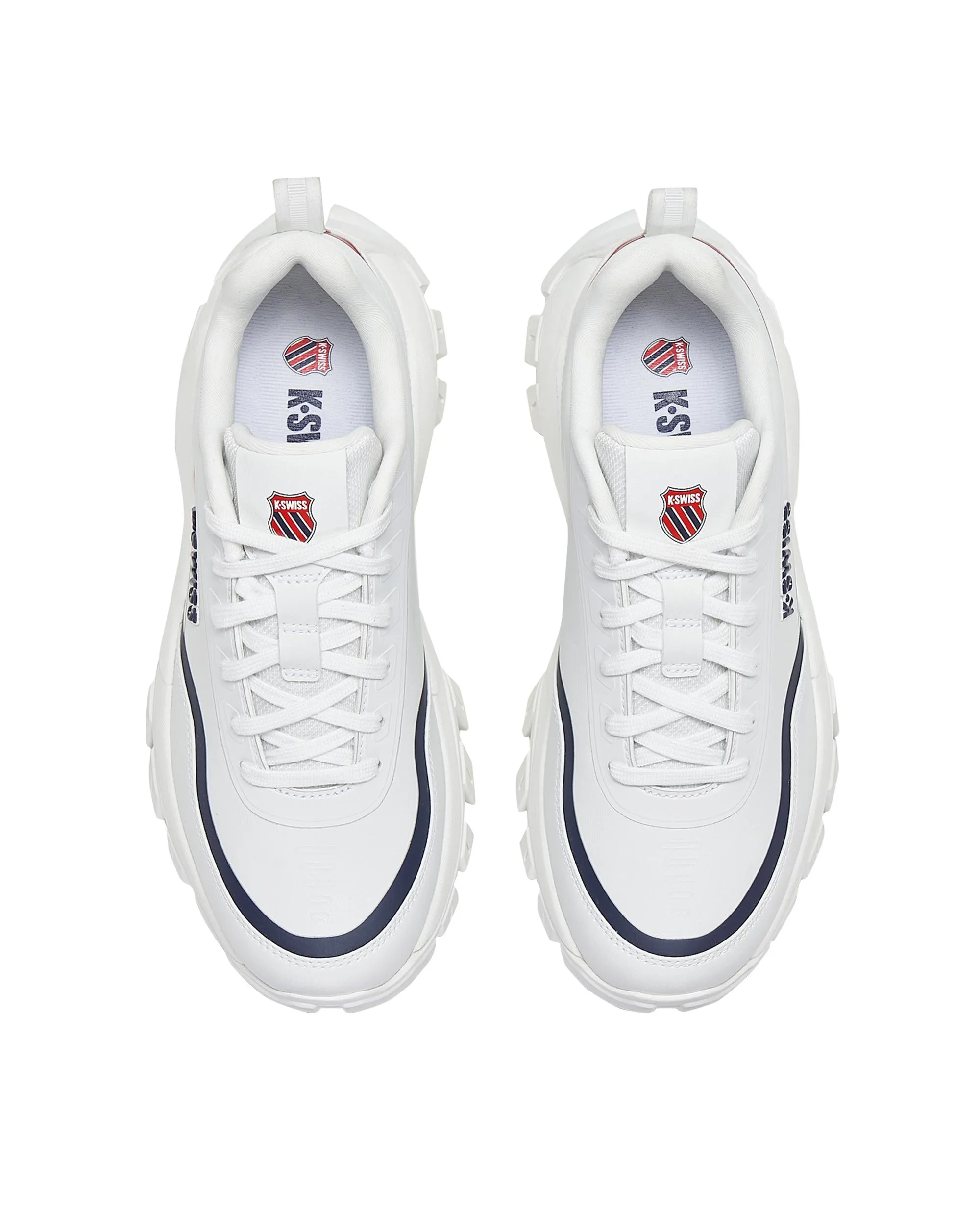 09353-101-M | MEN'S TERRATI V3 CHUNKY SNEAKERS | WIMBLEDON WHITE