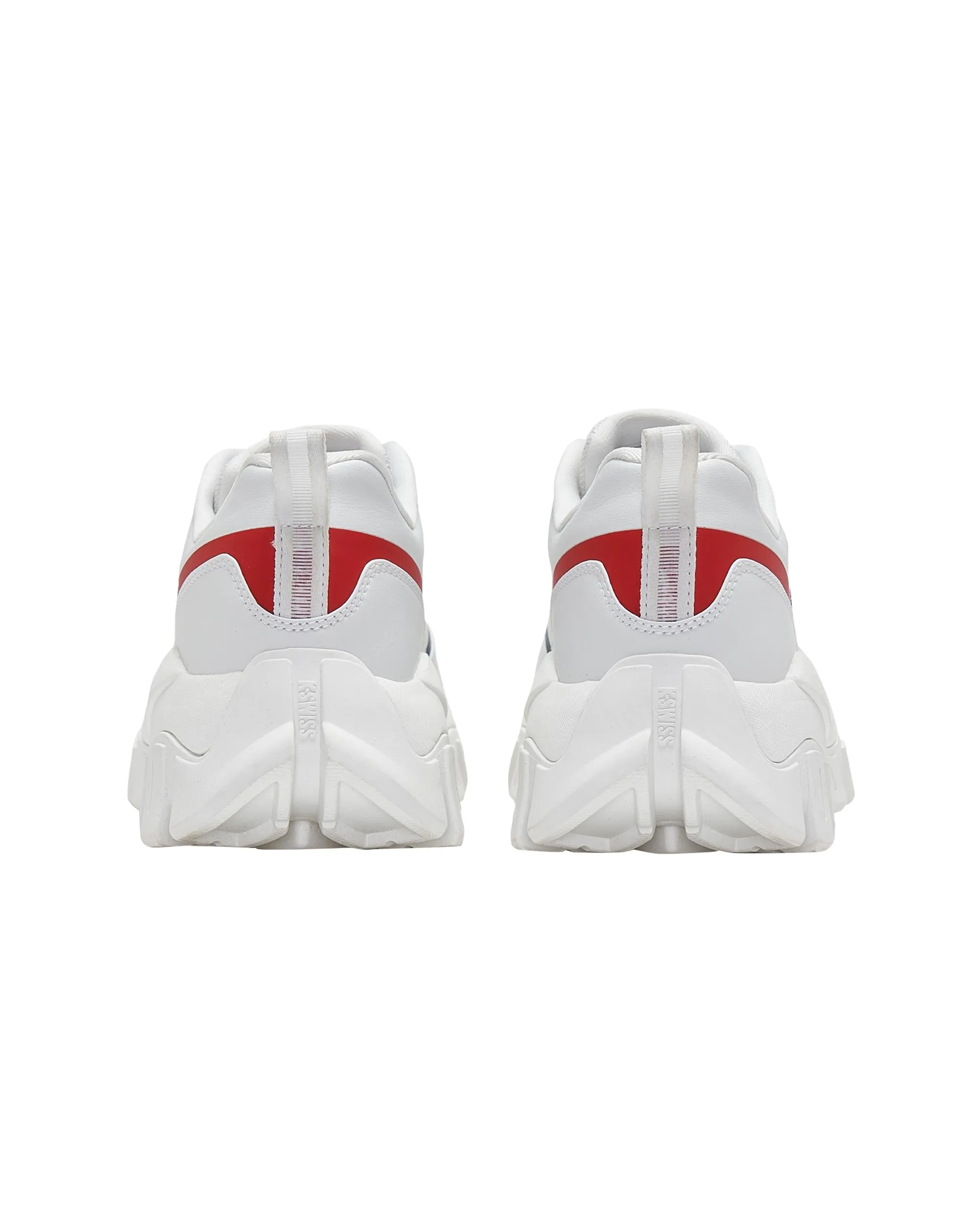 09353-101-M | MEN'S TERRATI V3 CHUNKY SNEAKERS | WIMBLEDON WHITE