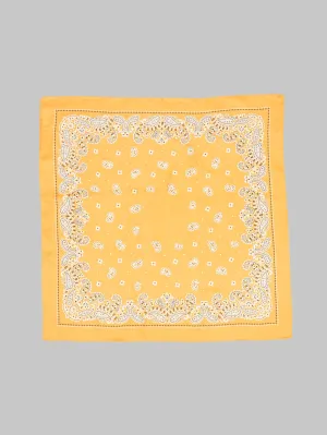 Anonymous Ism Paisley & Dots Silk Scarf Orange