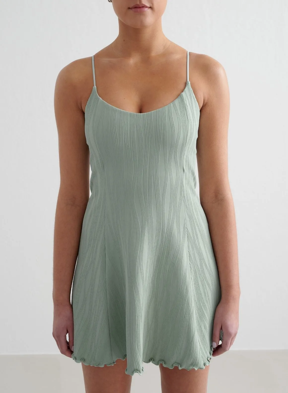 Aqua Tulip Dress