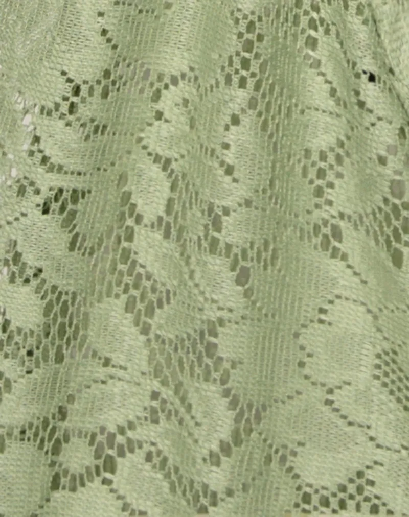 Ari Lace Hobo Bag in Sage