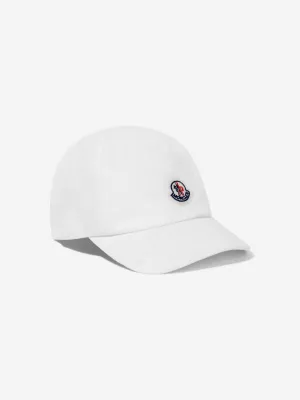 Baby Boys Logo Cap in White