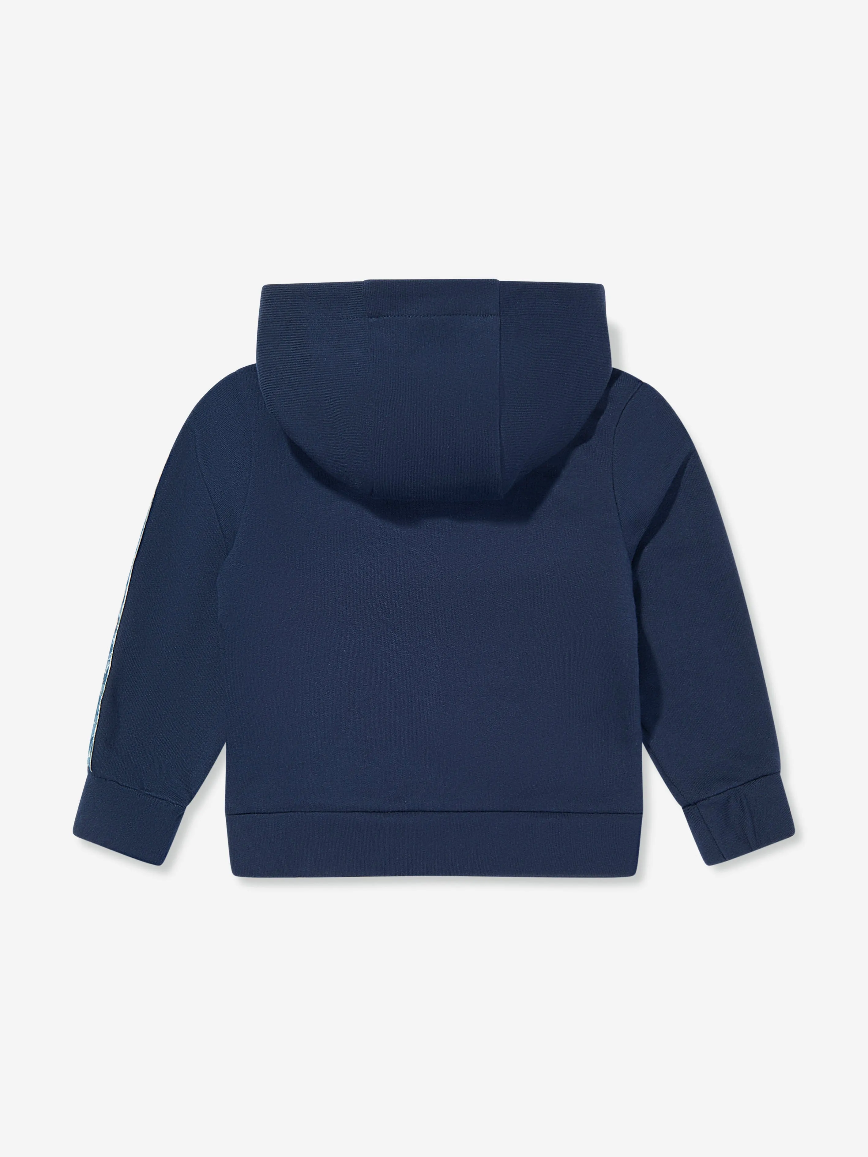 Baby Boys Logo Zip Up Top in Navy