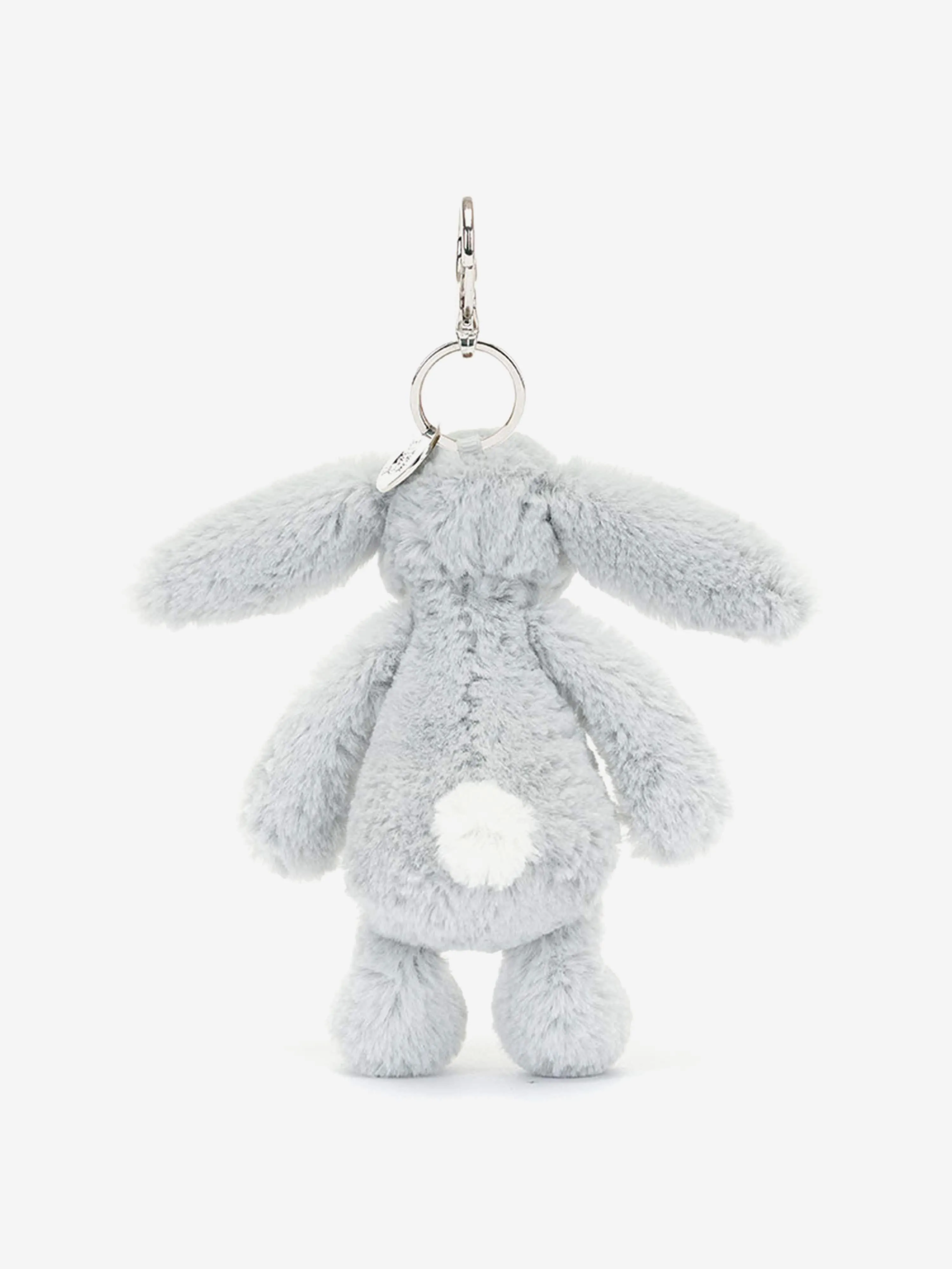 Bashful Silver Bunny Bag Charm in Blue (18cm)