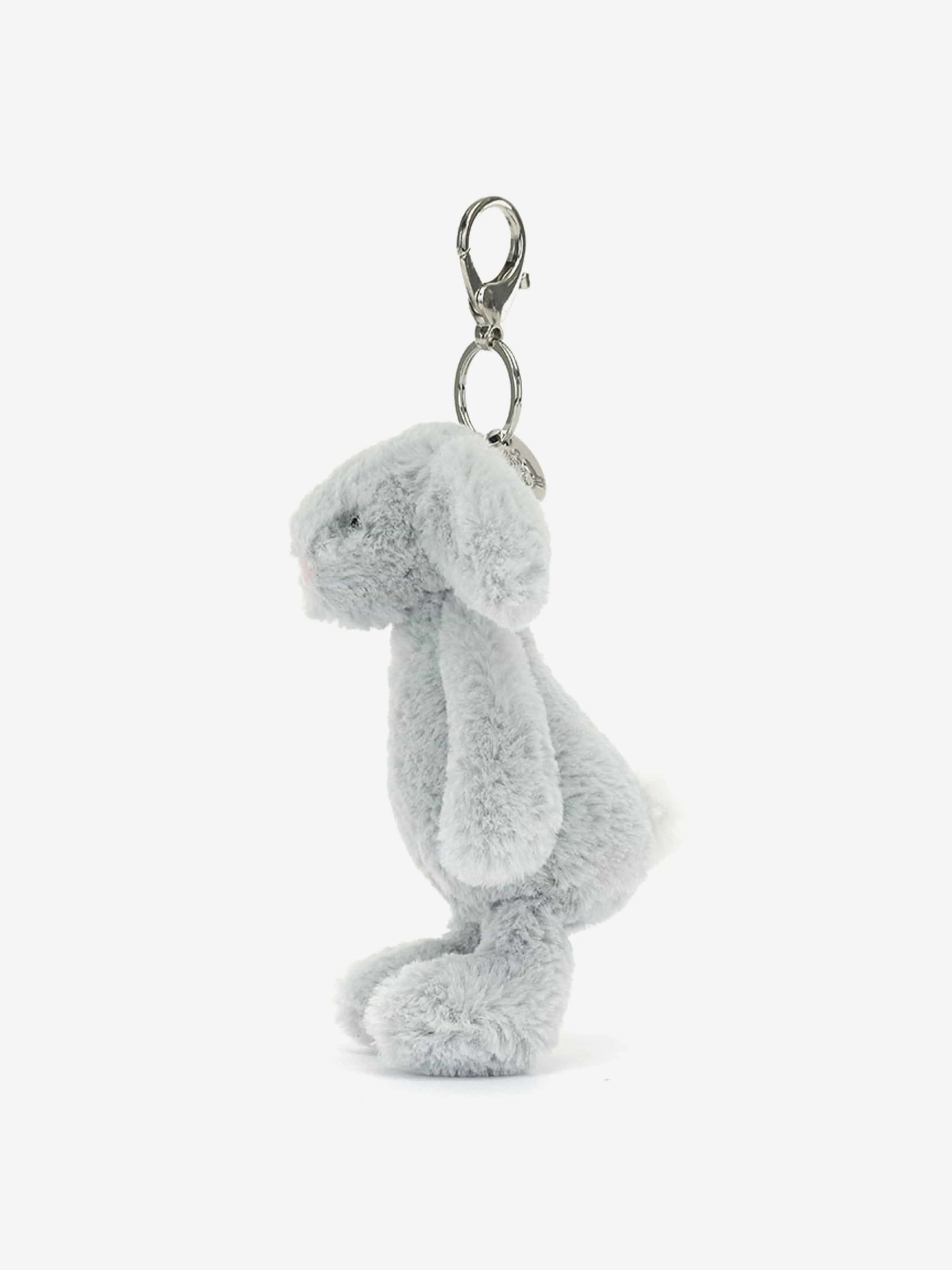 Bashful Silver Bunny Bag Charm in Blue (18cm)