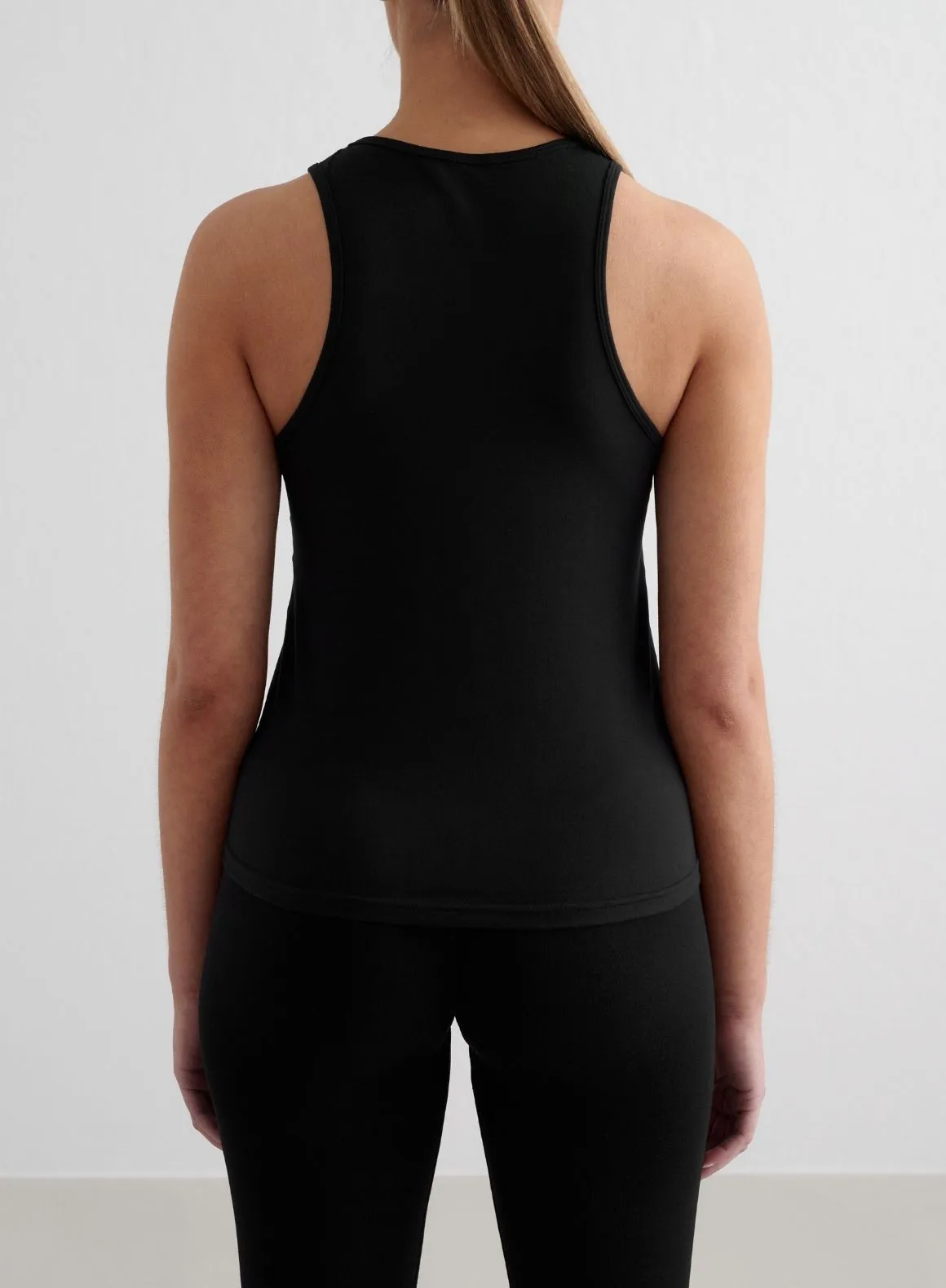 Black Soft Basic Singlet