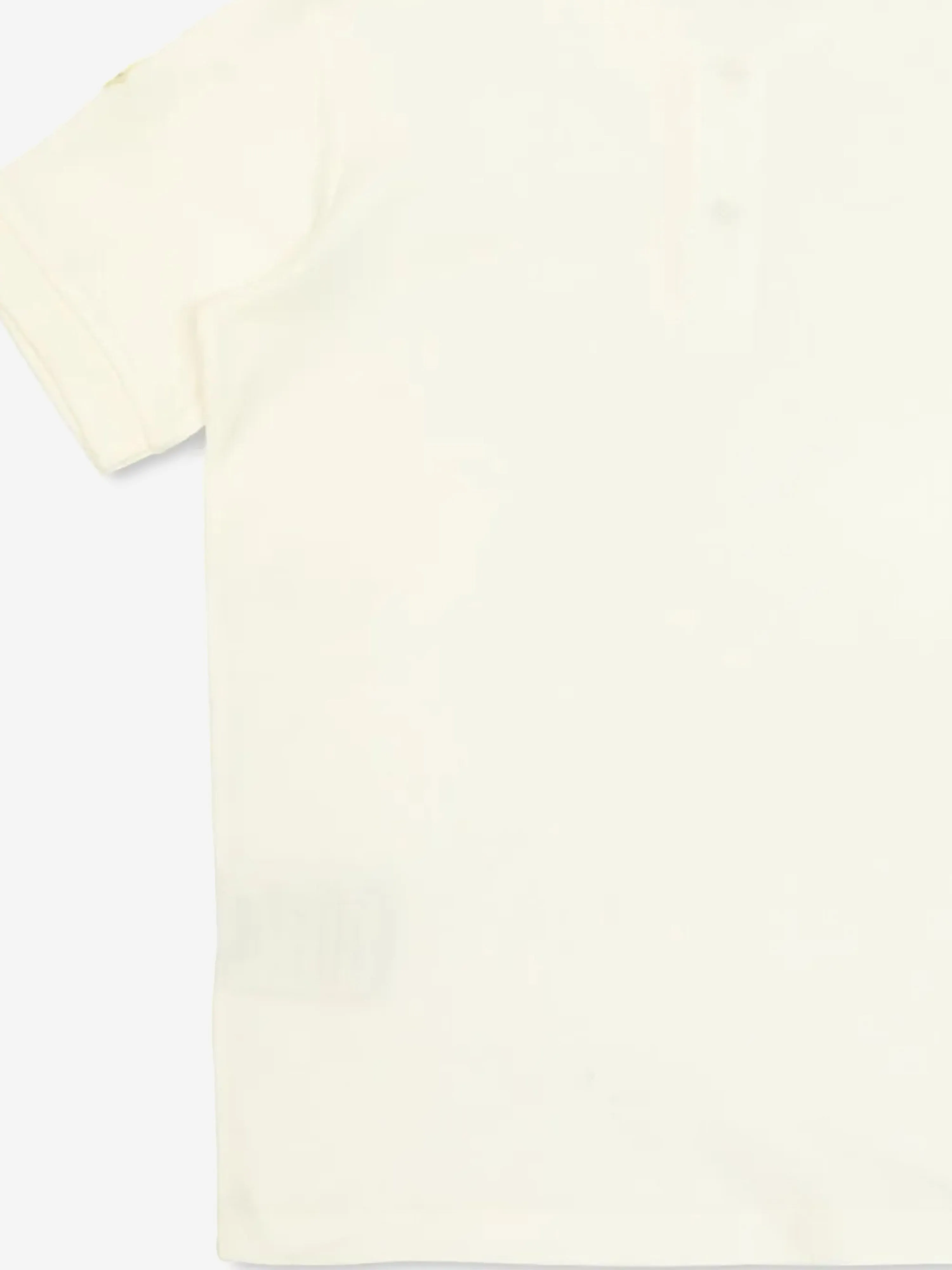 Boys Cotton Polo Shirt in Ivory