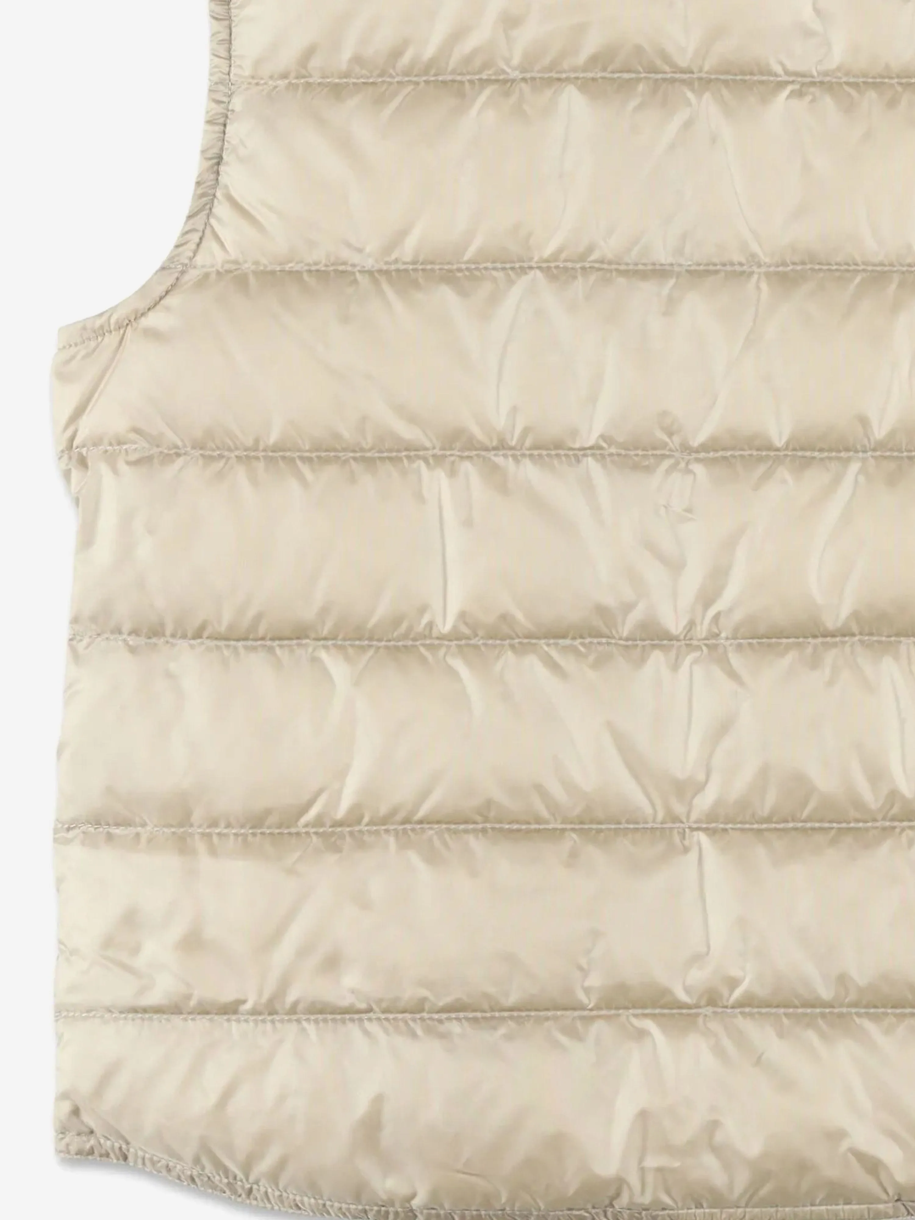 Boys Down Padded Gui Gilet in Beige