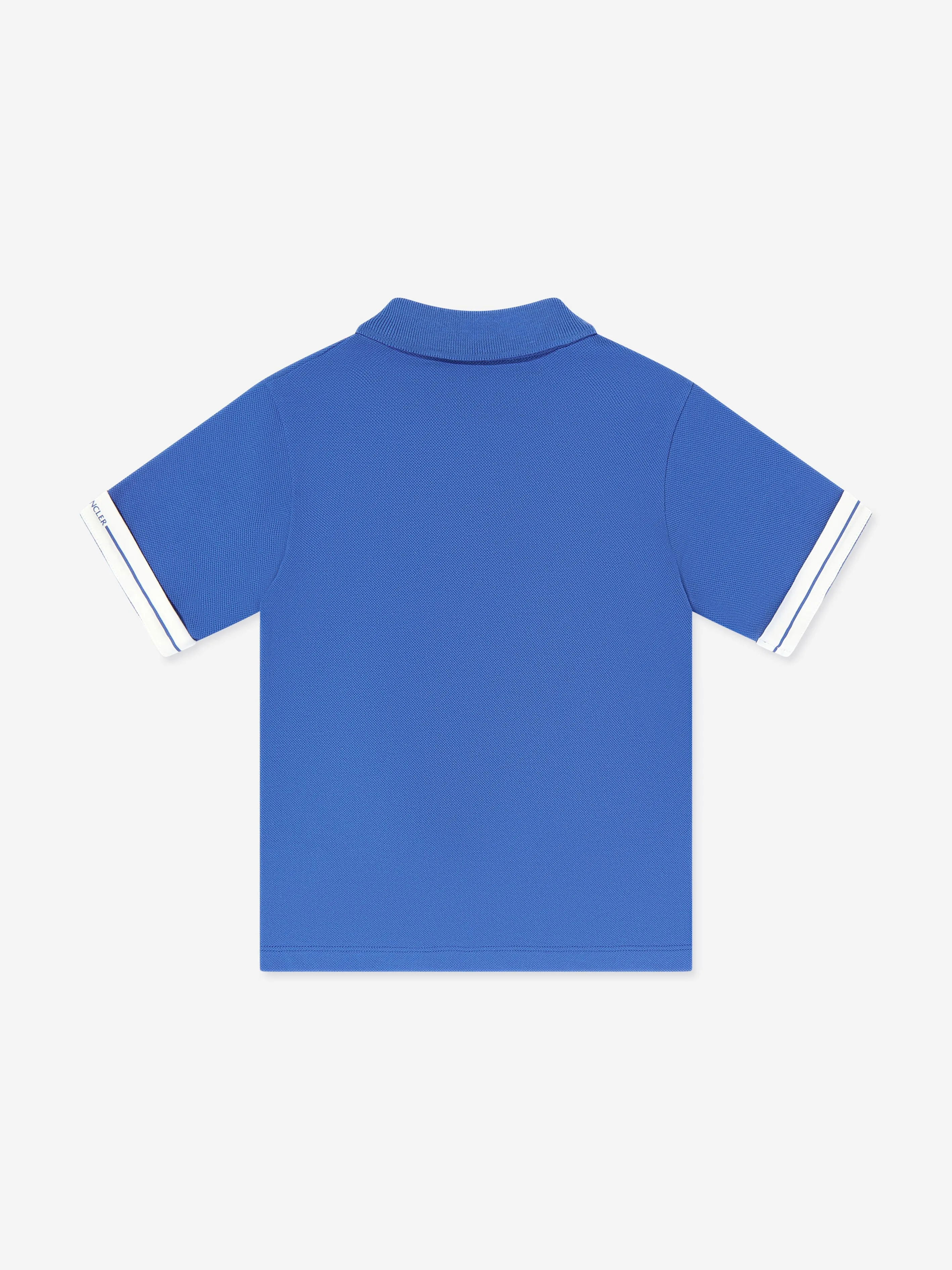 Boys Logo Polo Shirt in Blue