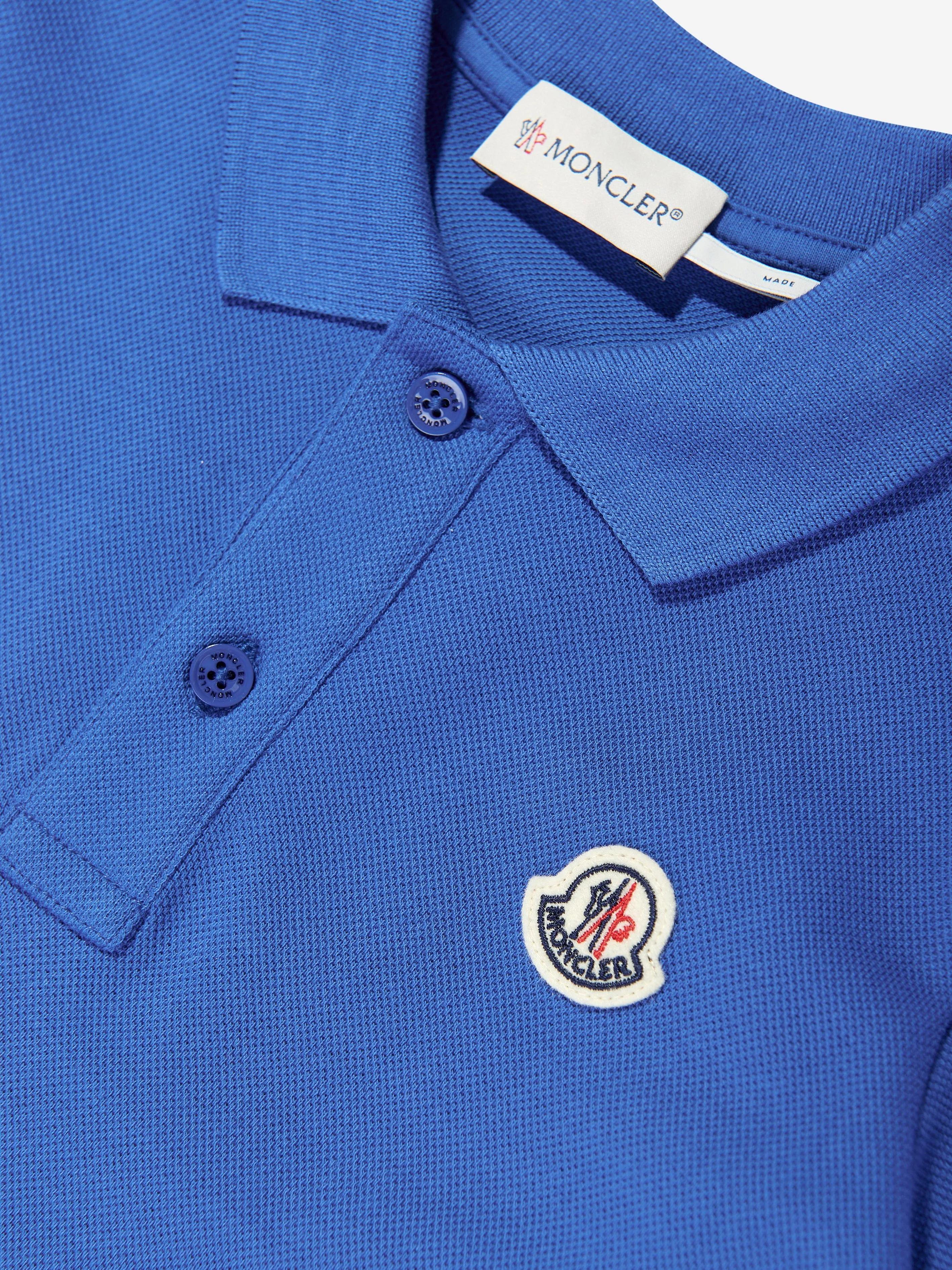 Boys Logo Polo Shirt in Blue