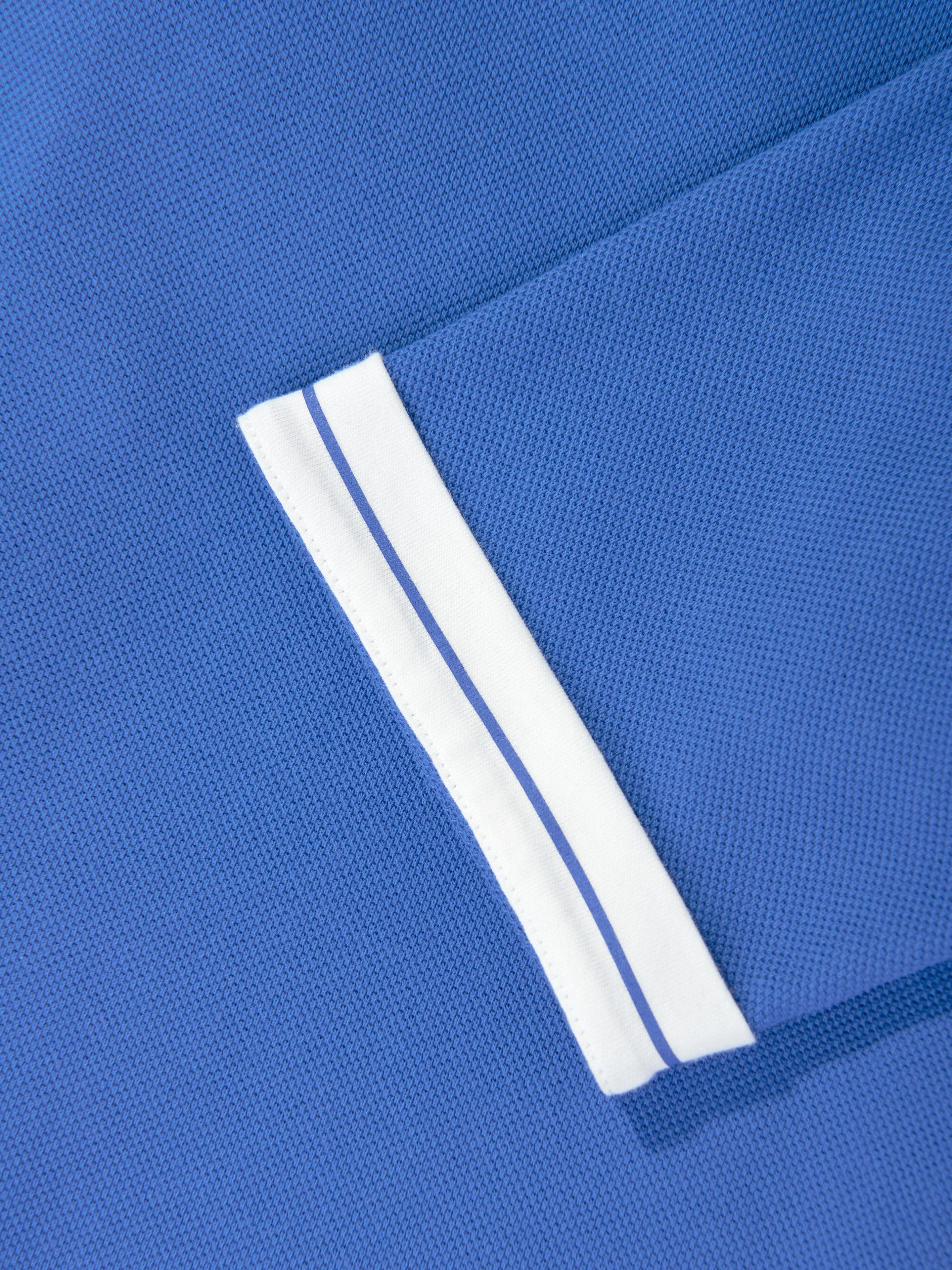 Boys Logo Polo Shirt in Blue