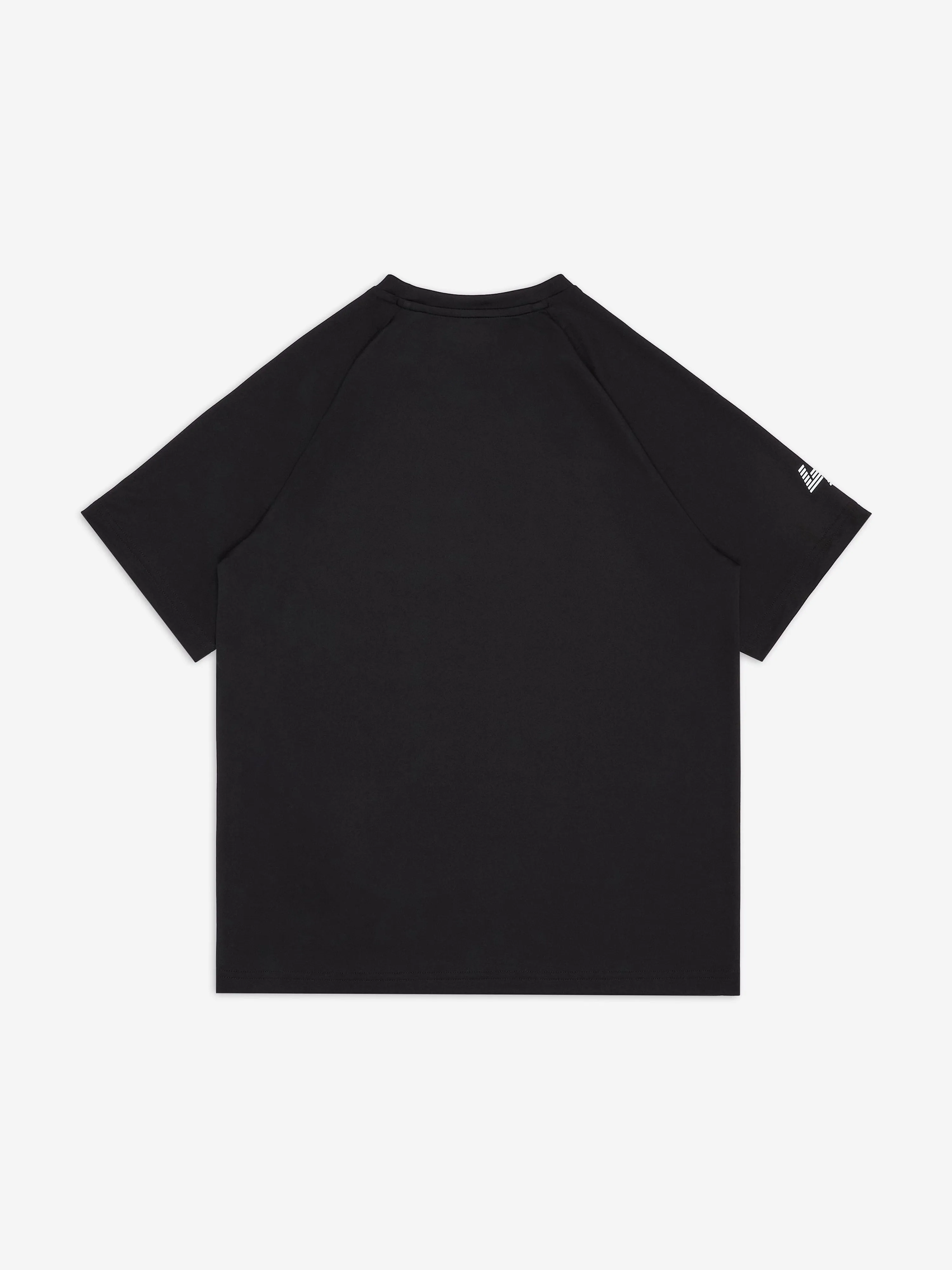 Boys Logo Print T-Shirt in Black