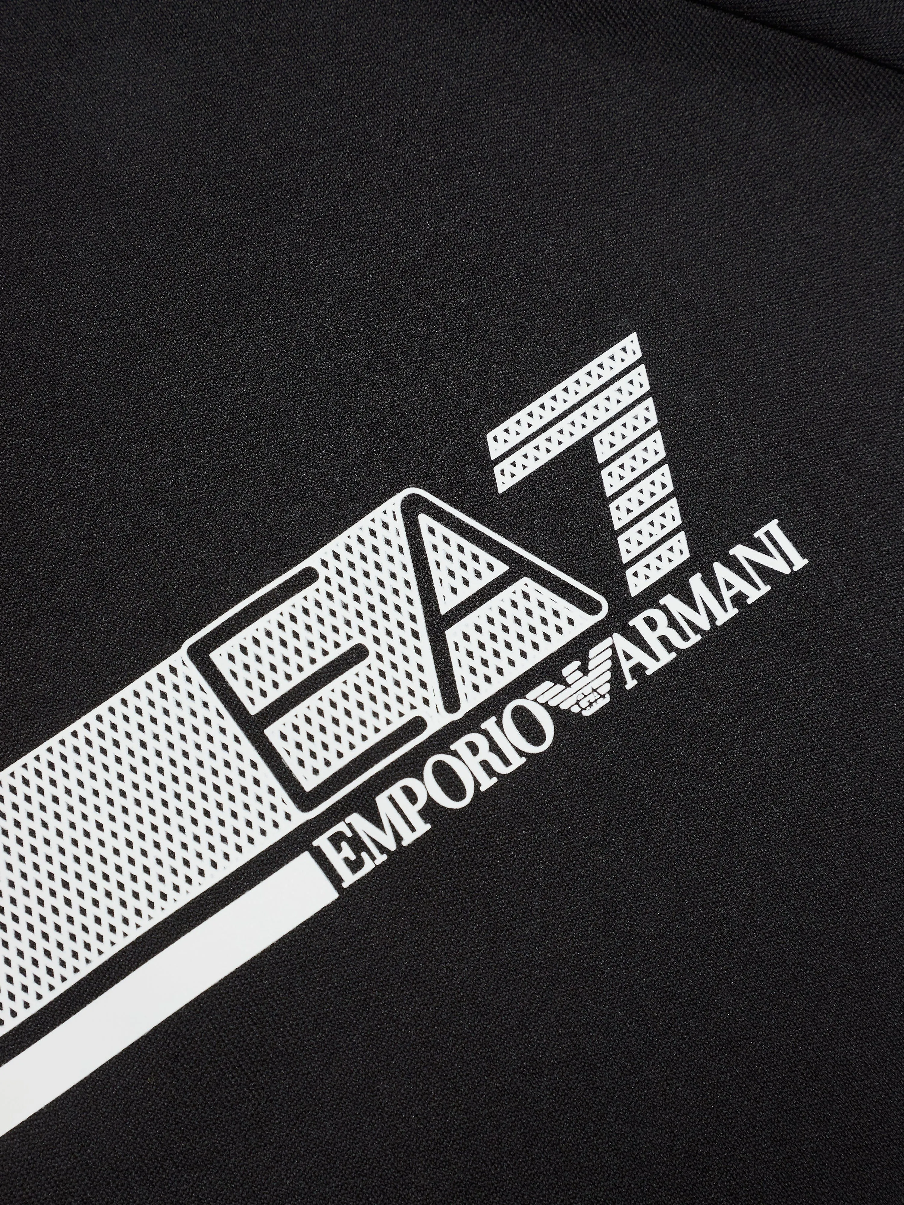 Boys Logo Print T-Shirt in Black