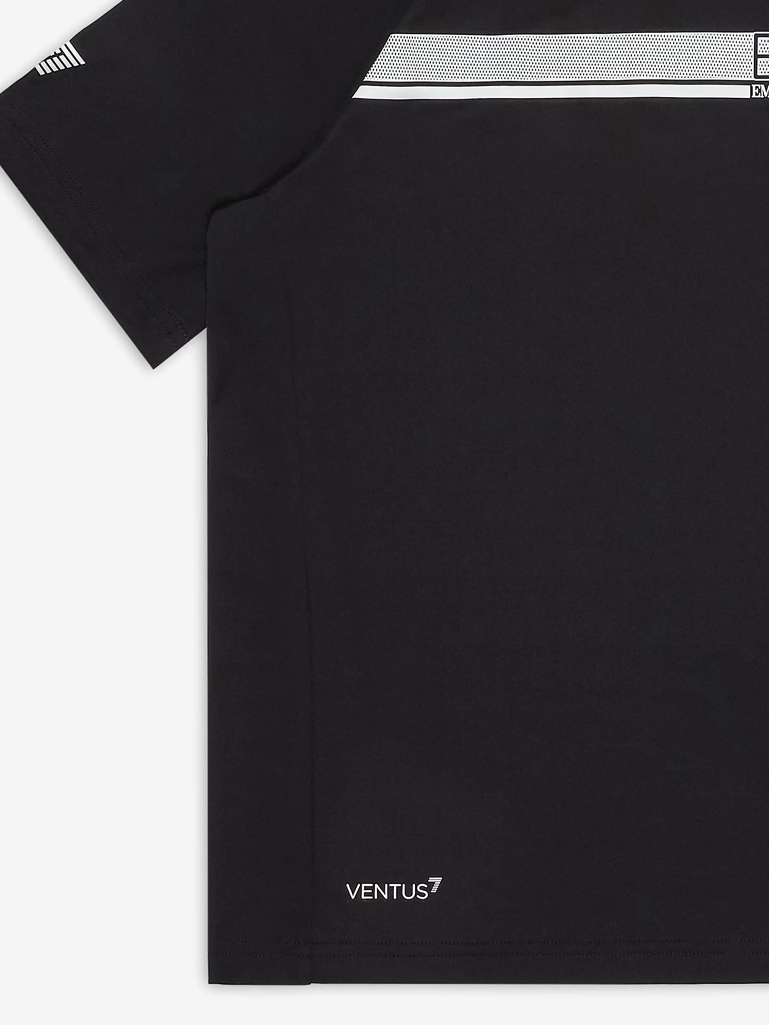 Boys Logo Print T-Shirt in Black