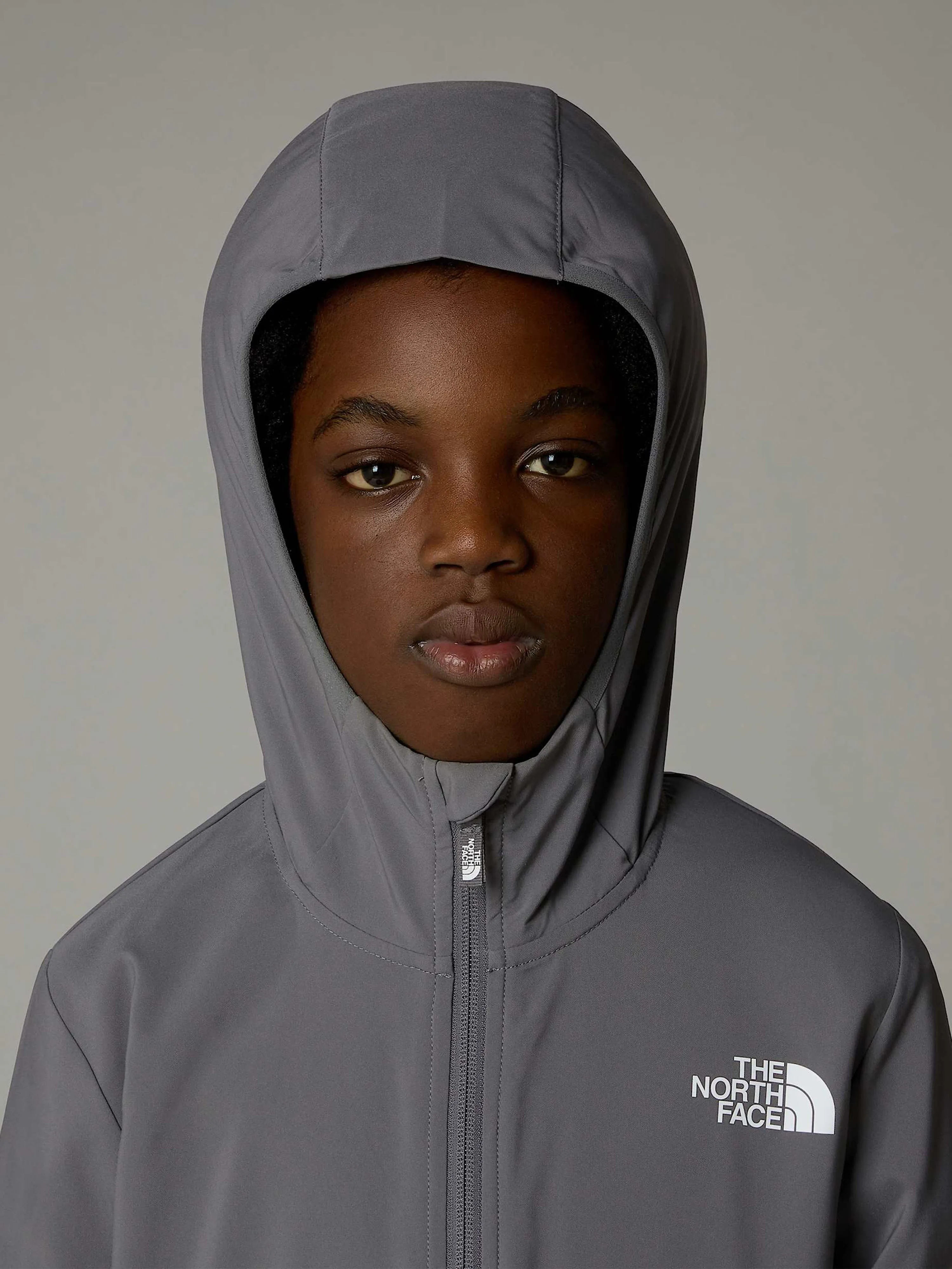 Boys On The Trail Zip Up Top in Grey
