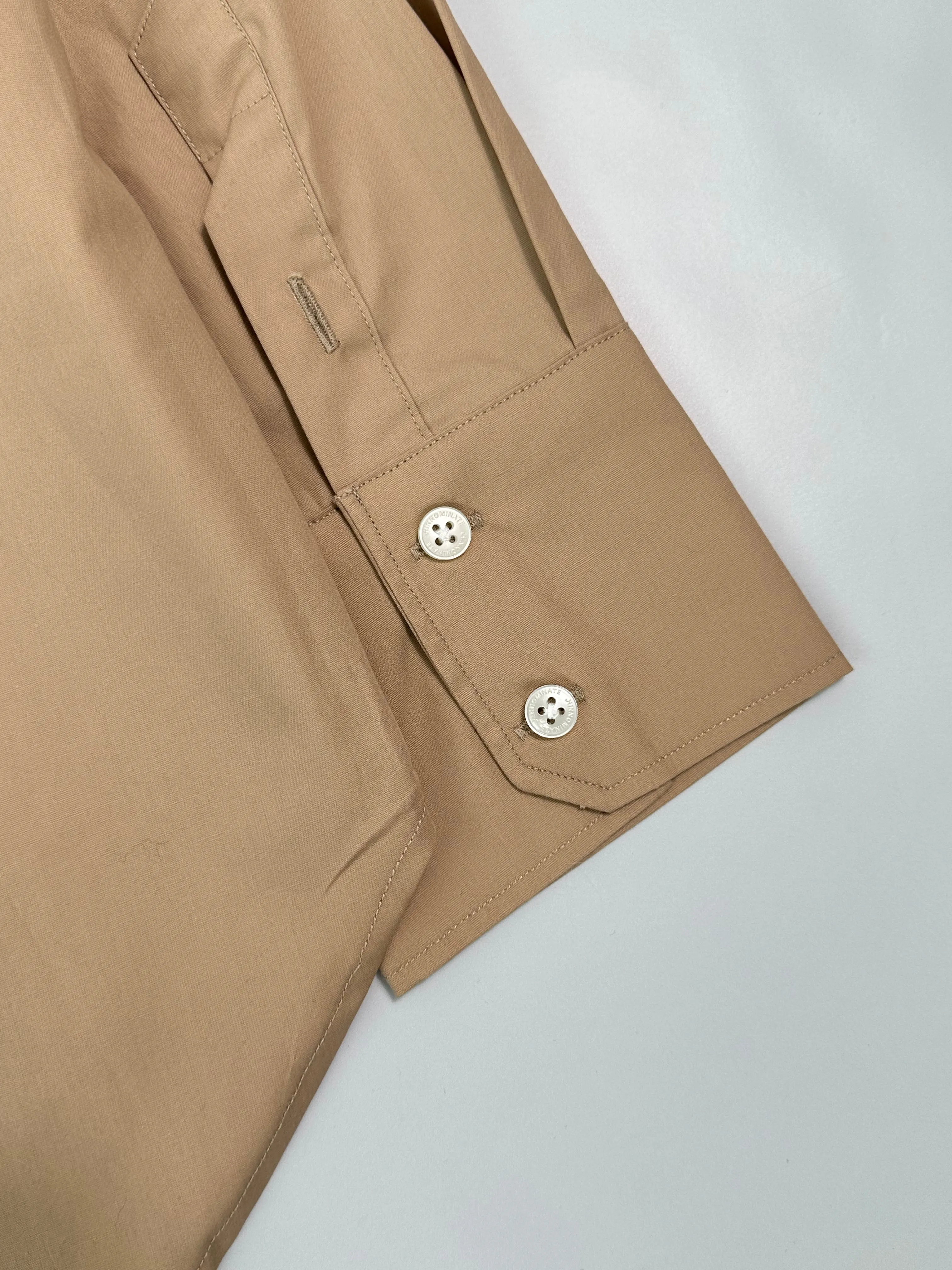 Camicia Over In Cotone Teddy Con Etichetta Sul Polso