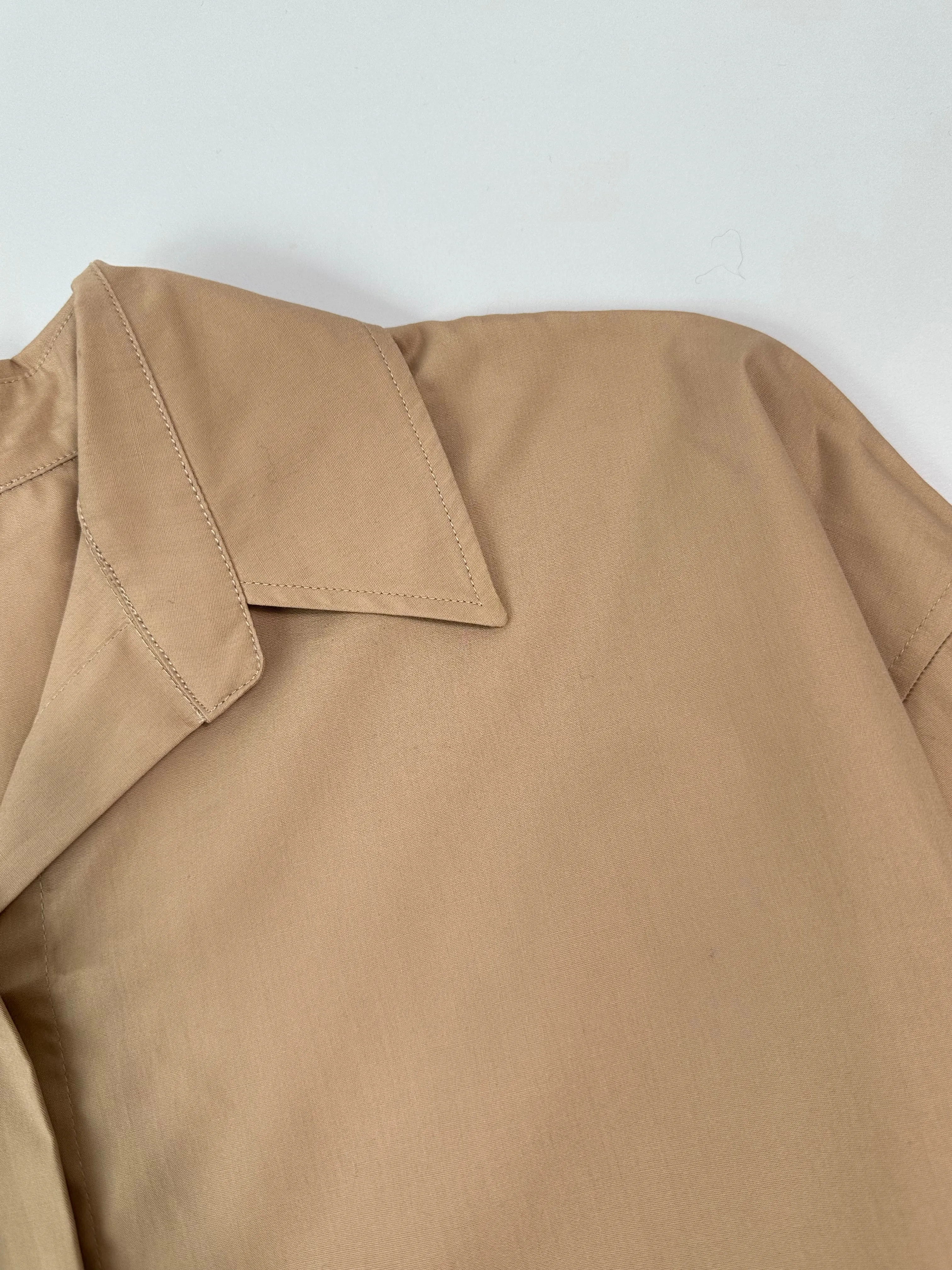 Camicia Over In Cotone Teddy Con Etichetta Sul Polso