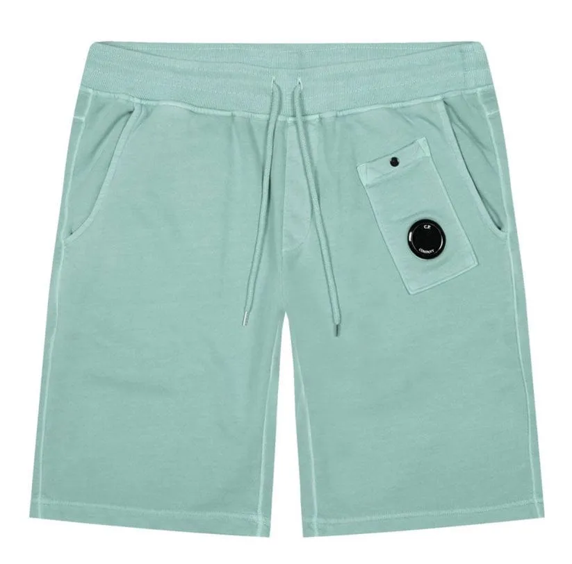 CP Company Brushed Emerized Resist Dyed Lens Shorts