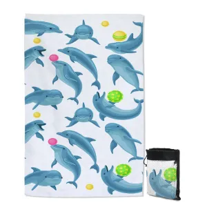 Dolphins Soul Fins Sand Free Towel