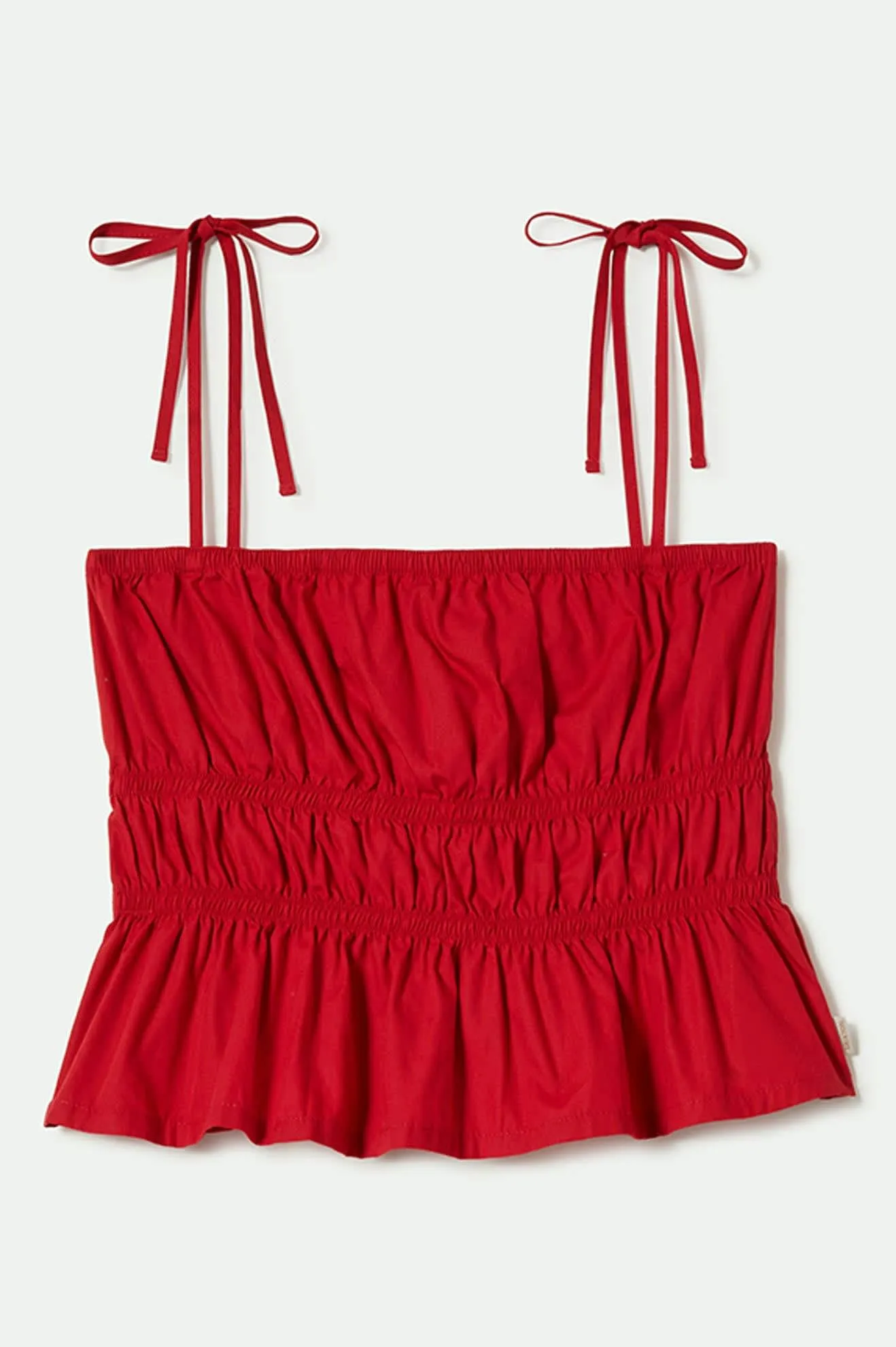 Eden Smocked Top - Crimson