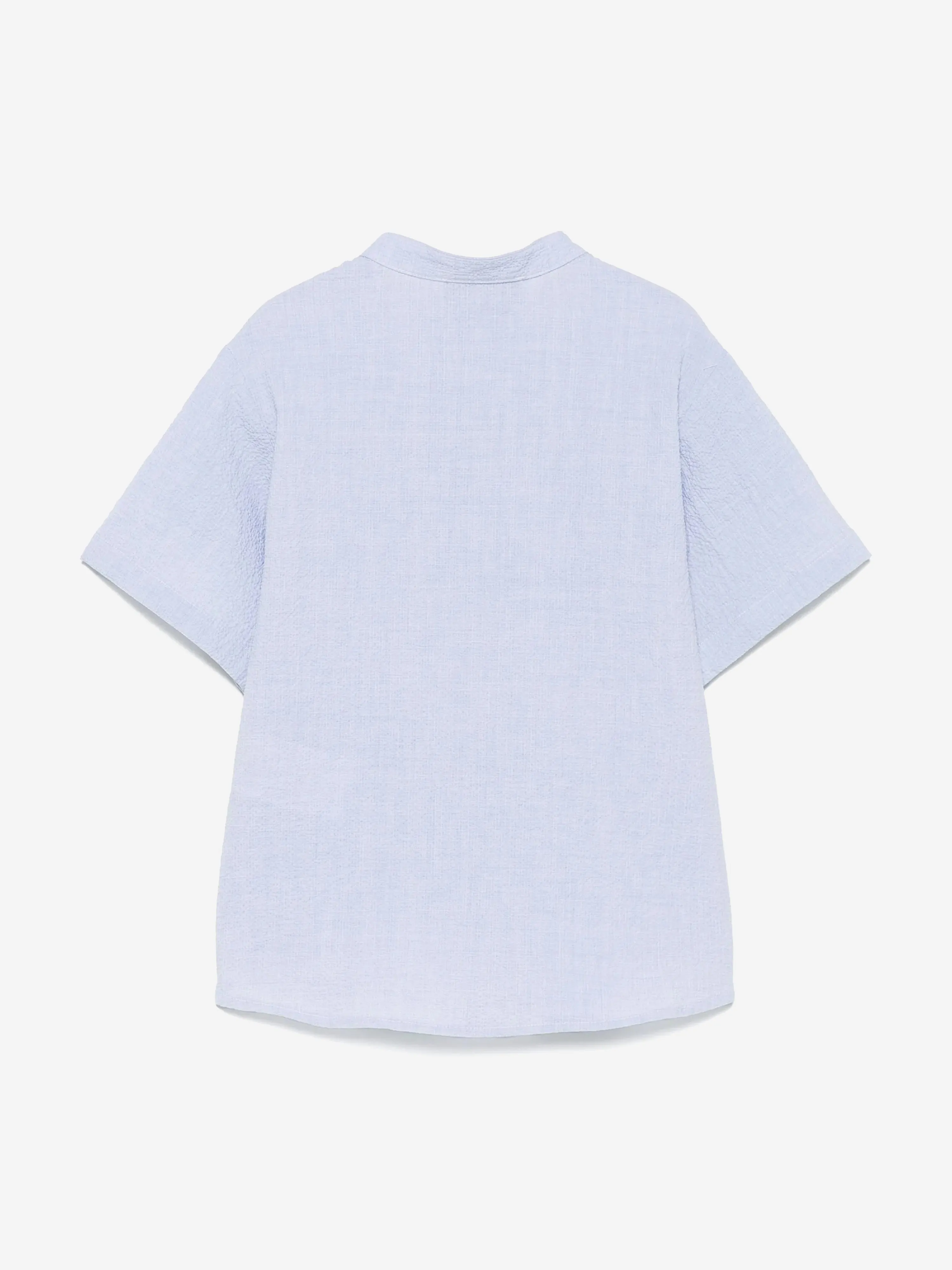 Emporio Armani Boys Pocket Shirt in Blue