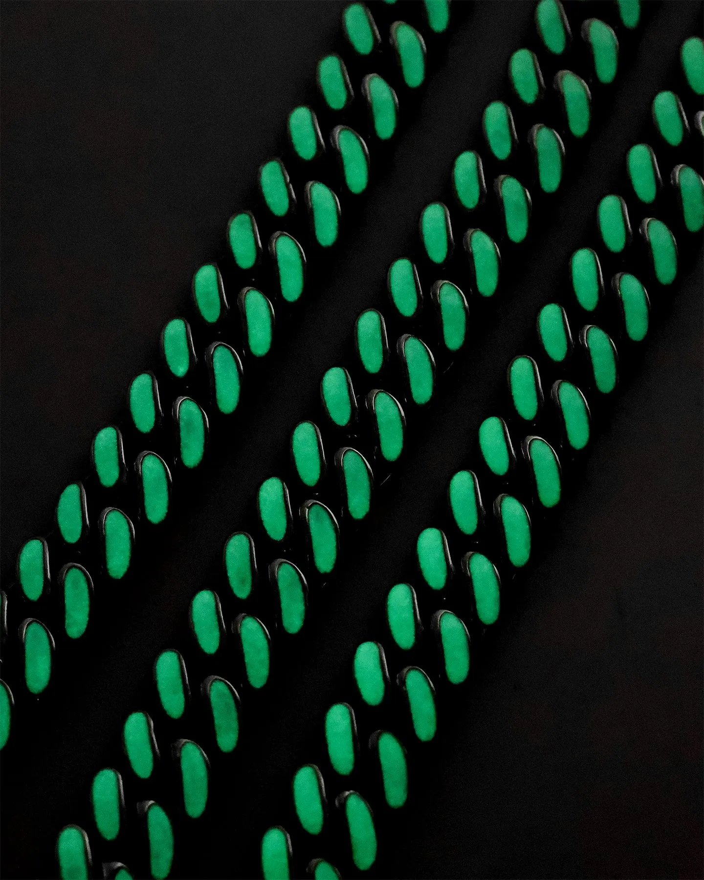 EN ES Glowed Up Miami Bracelet Silver/Green