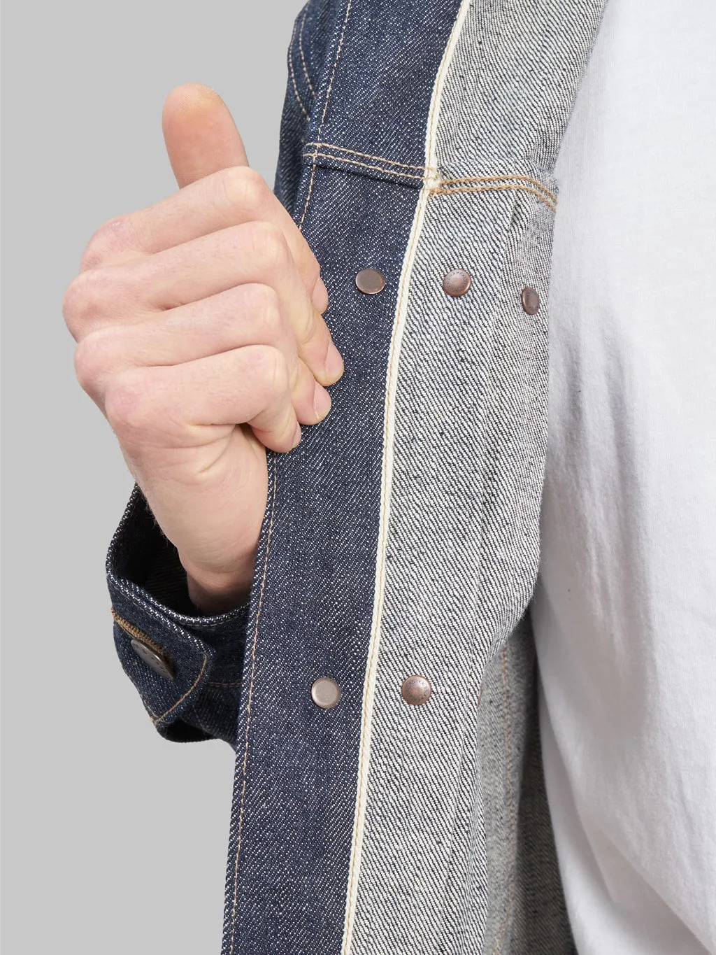 Freenote Cloth RJ-3 13 Ounce Indigo Denim Jacket