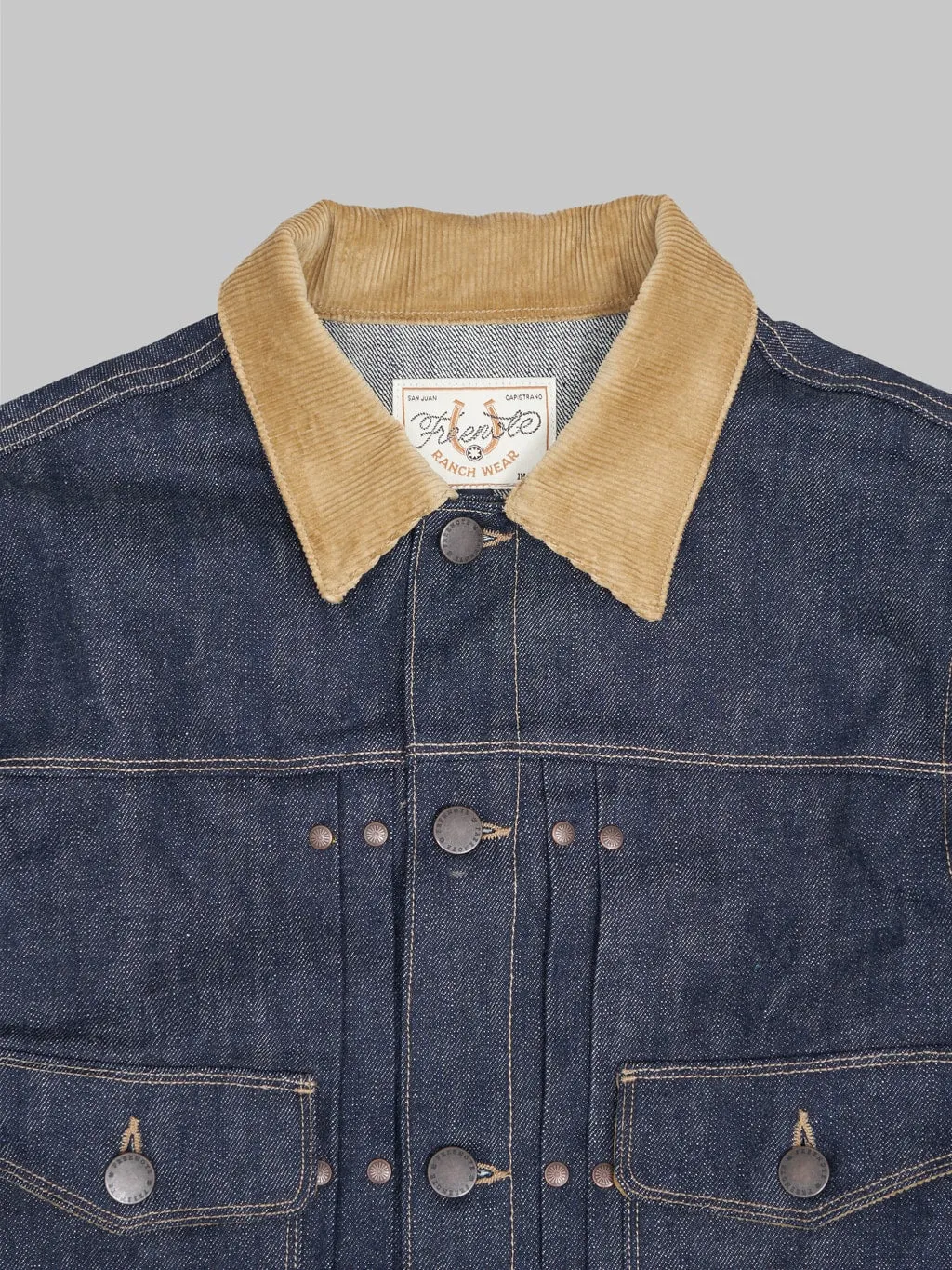 Freenote Cloth RJ-3 13 Ounce Indigo Denim Jacket