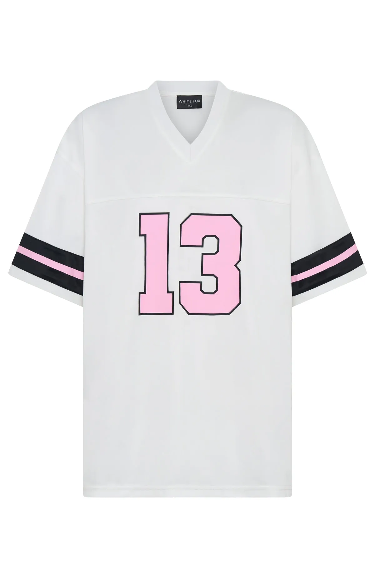 Friday Night Lights Oversized Jersey White/Pink