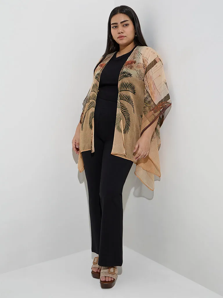 Gia Multicolour Tropical-Inspired Shrug
