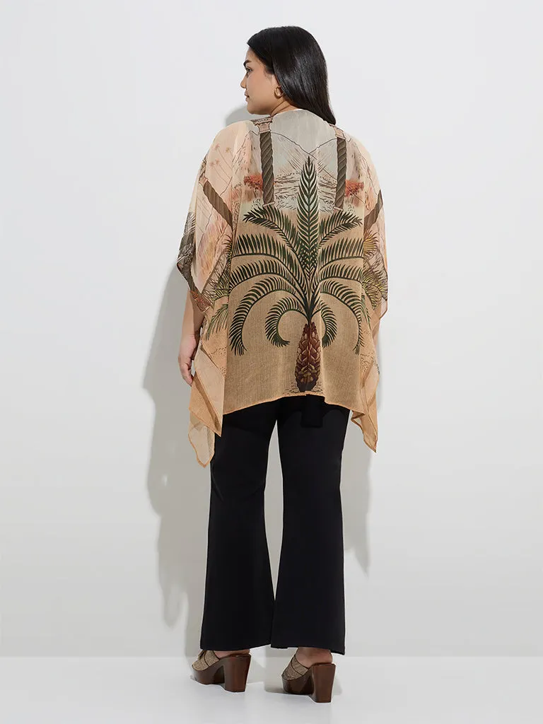 Gia Multicolour Tropical-Inspired Shrug