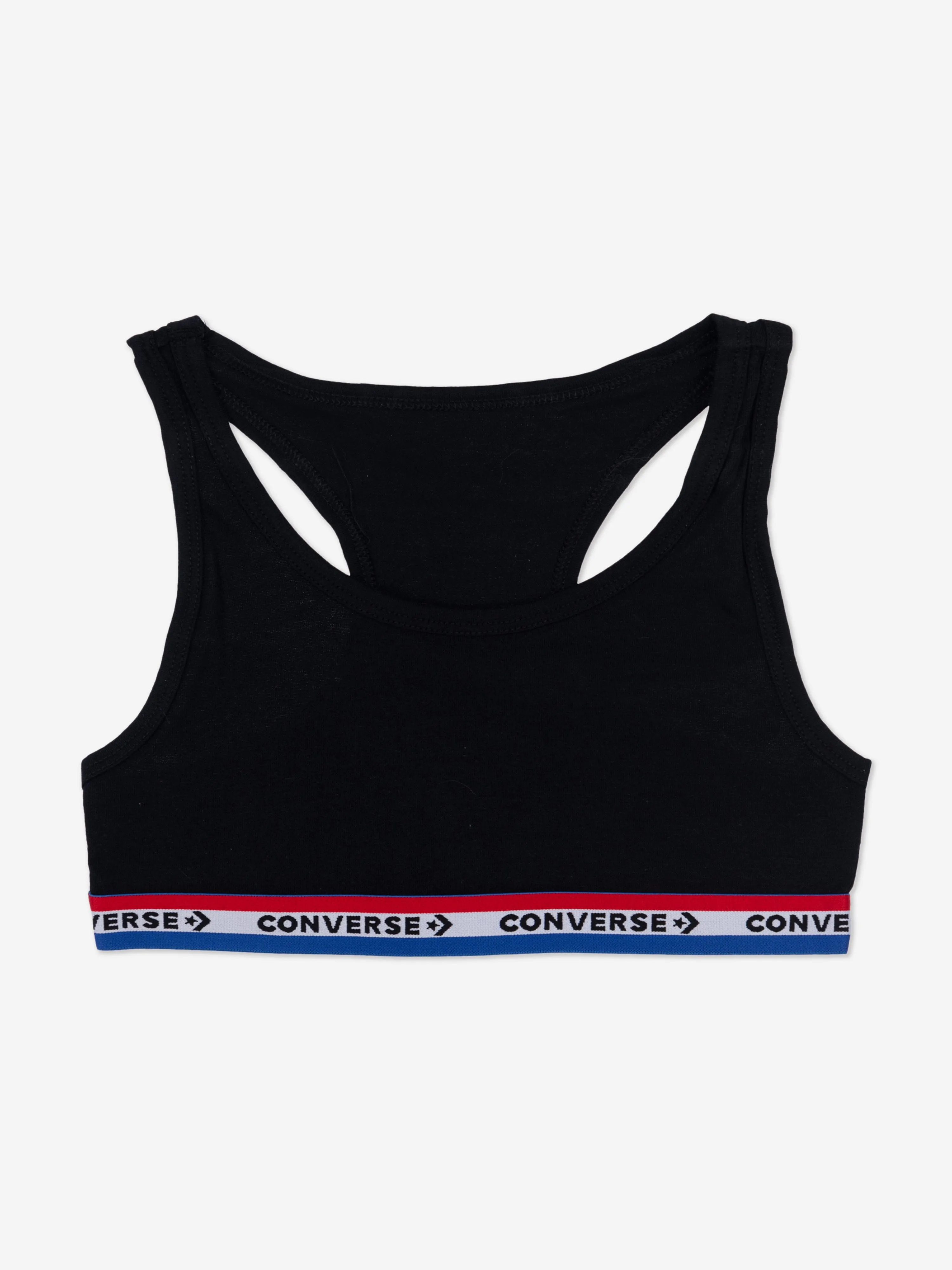 Girls 2 Pack Racerback Bralette Set in Black