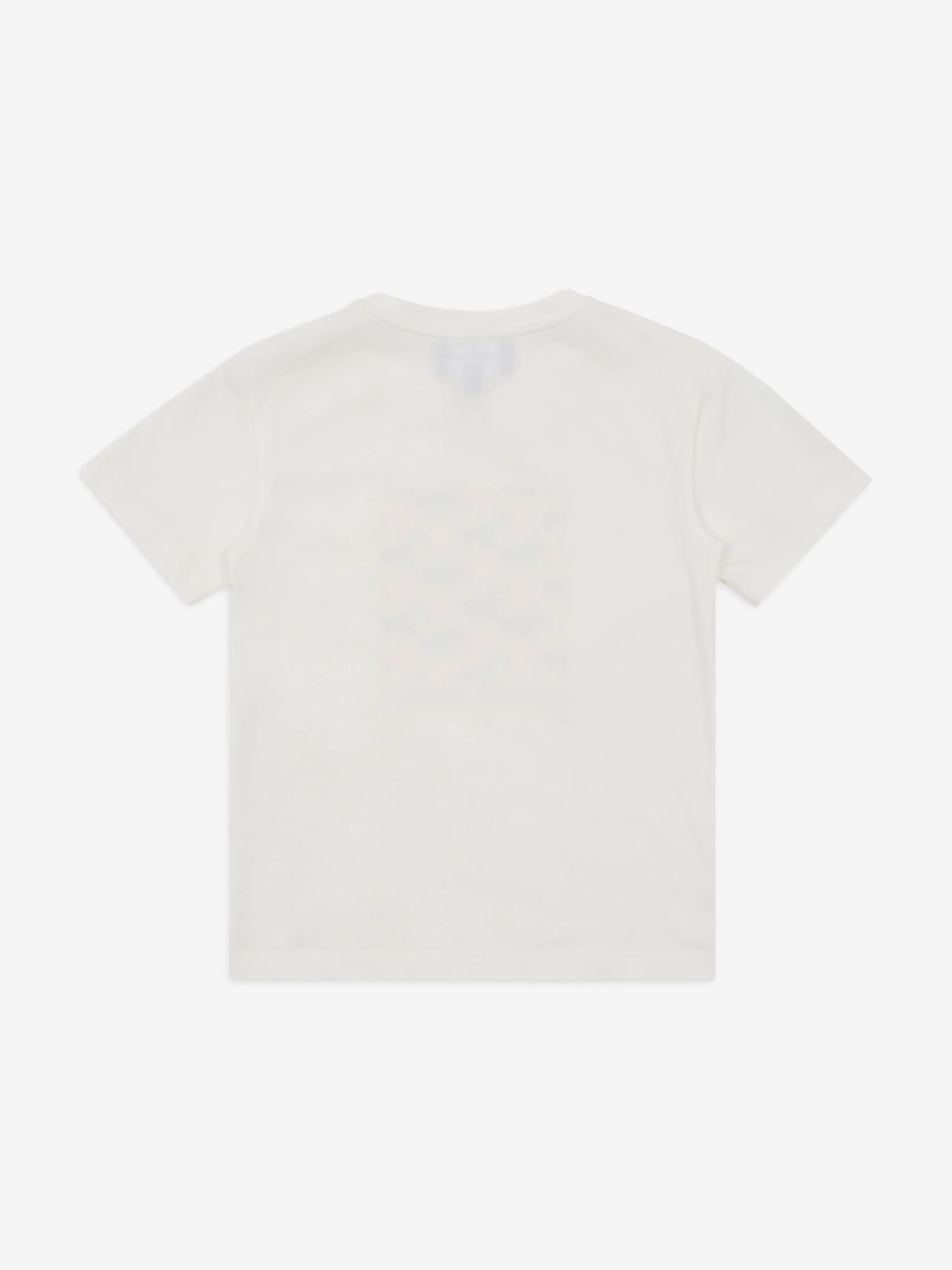 Girls 3D Logo T-Shirt in Ivory