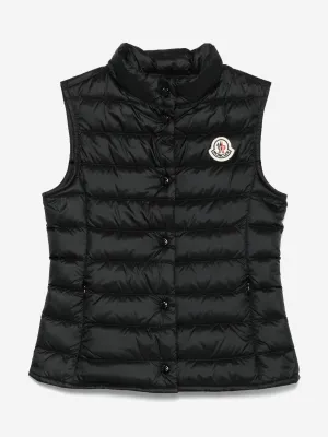Girls Down Padded Liane Gilet in Black