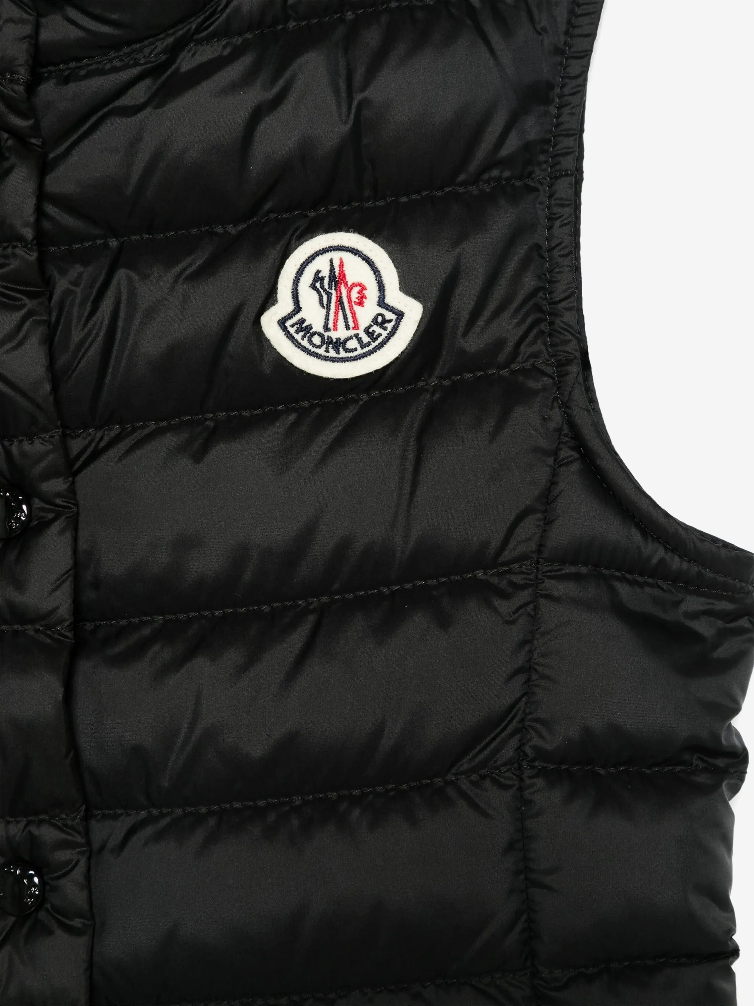 Girls Down Padded Liane Gilet in Black