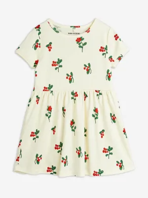 Girls Lingonberries AOP Dress in Ivory