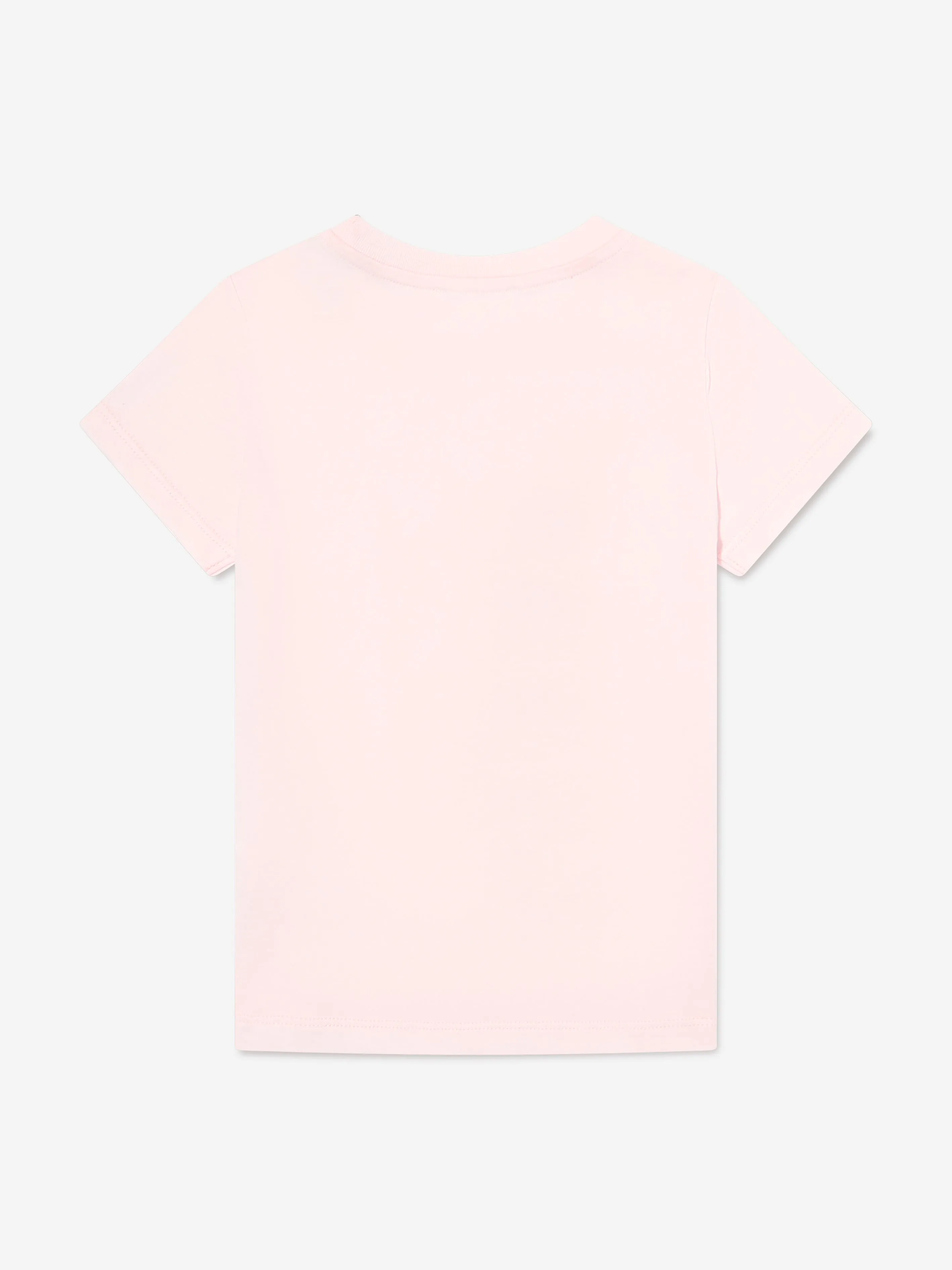 Girls Logo Print T-Shirt in Pink