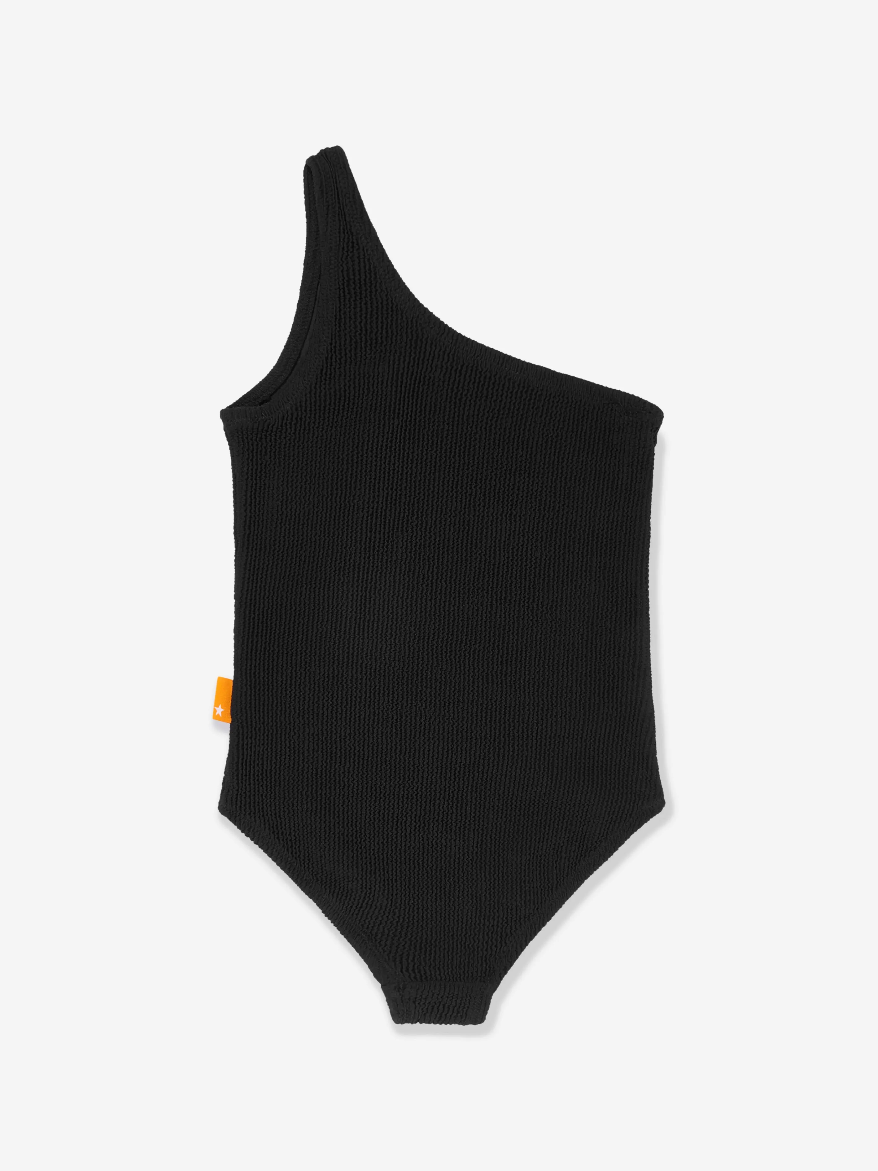 Girls Nai Solid Swimsuit in Black (UPF50 )