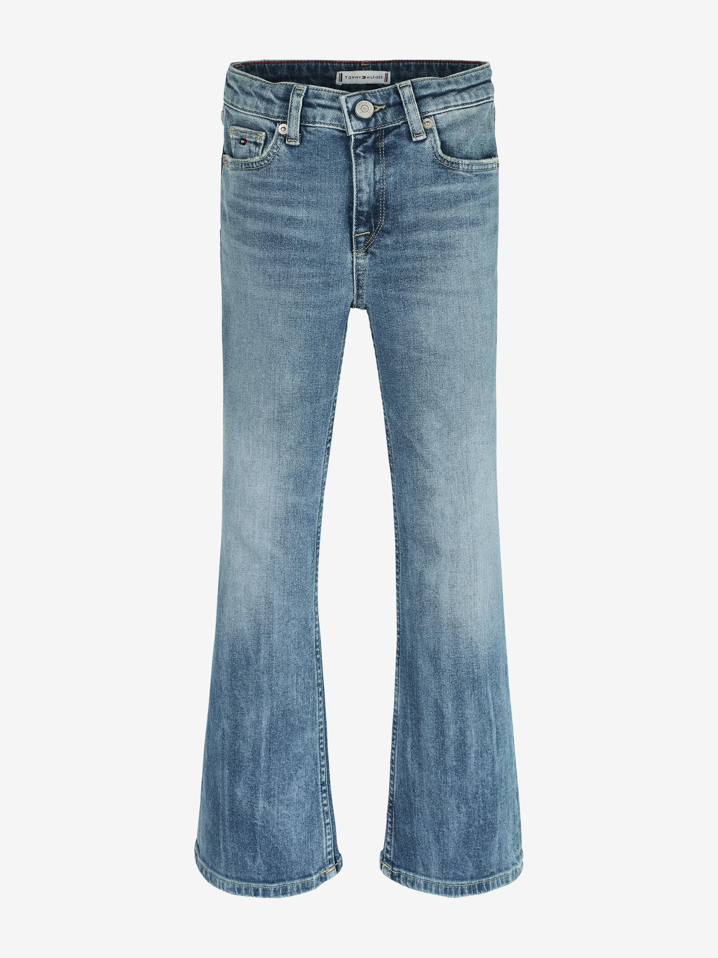 Girls Vintage Flared Jeans in Blue