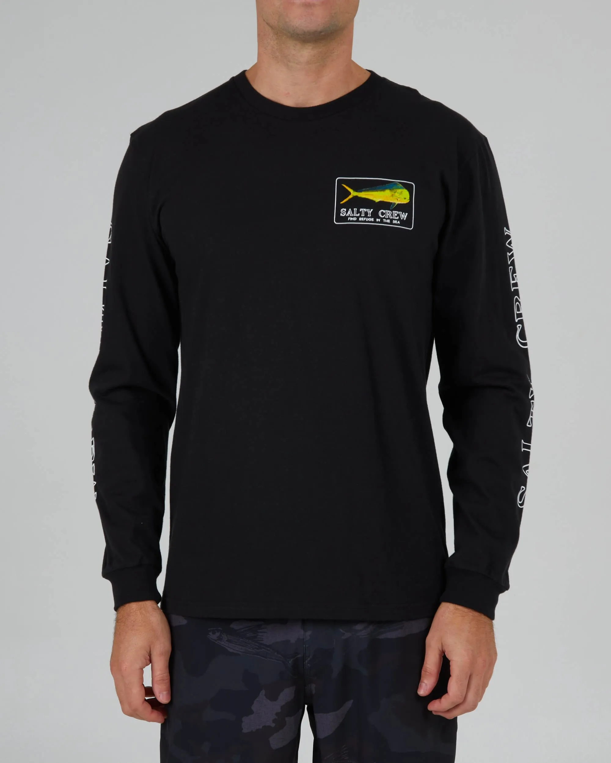 Golden Mahi Premium L/S Tee - Black