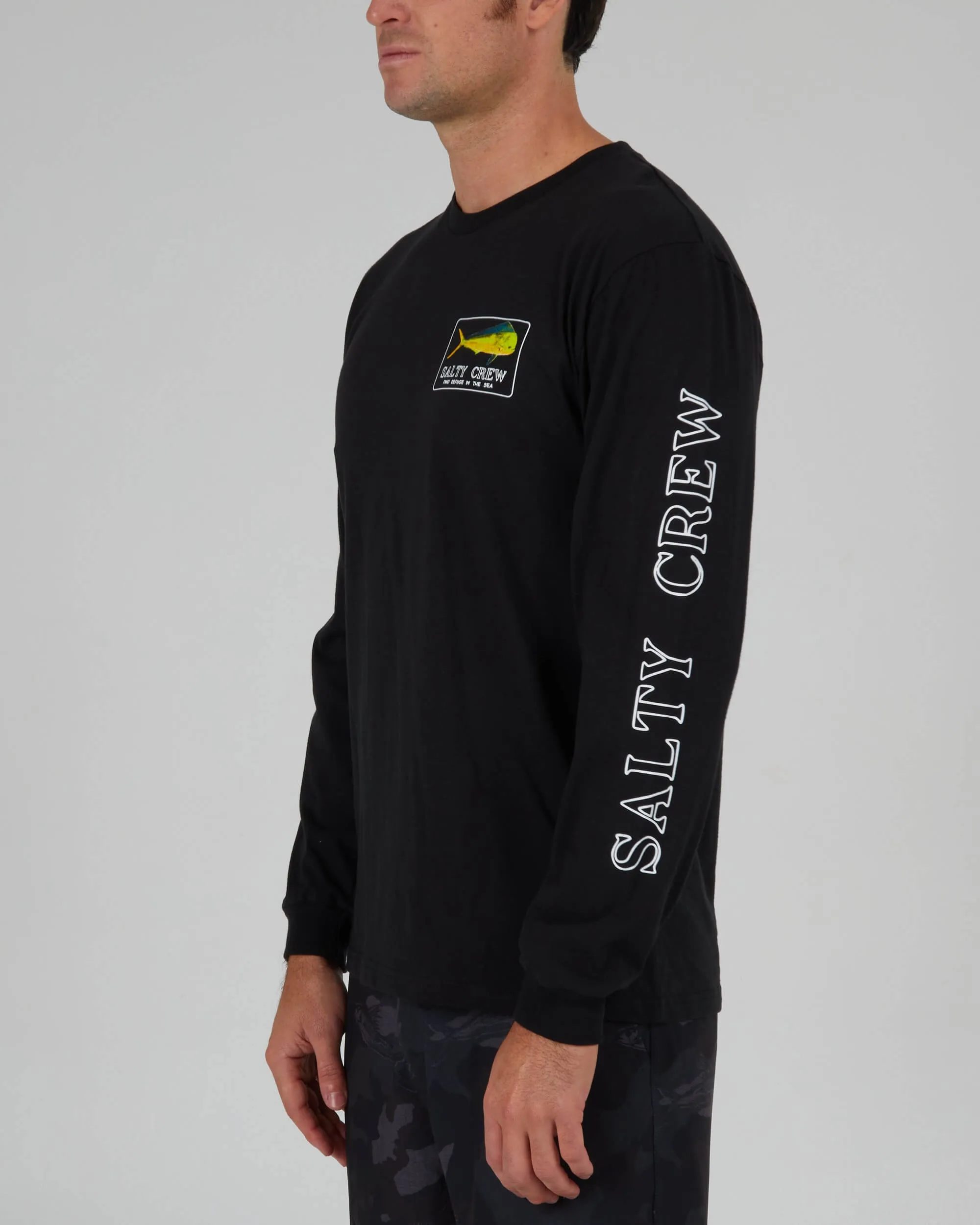 Golden Mahi Premium L/S Tee - Black