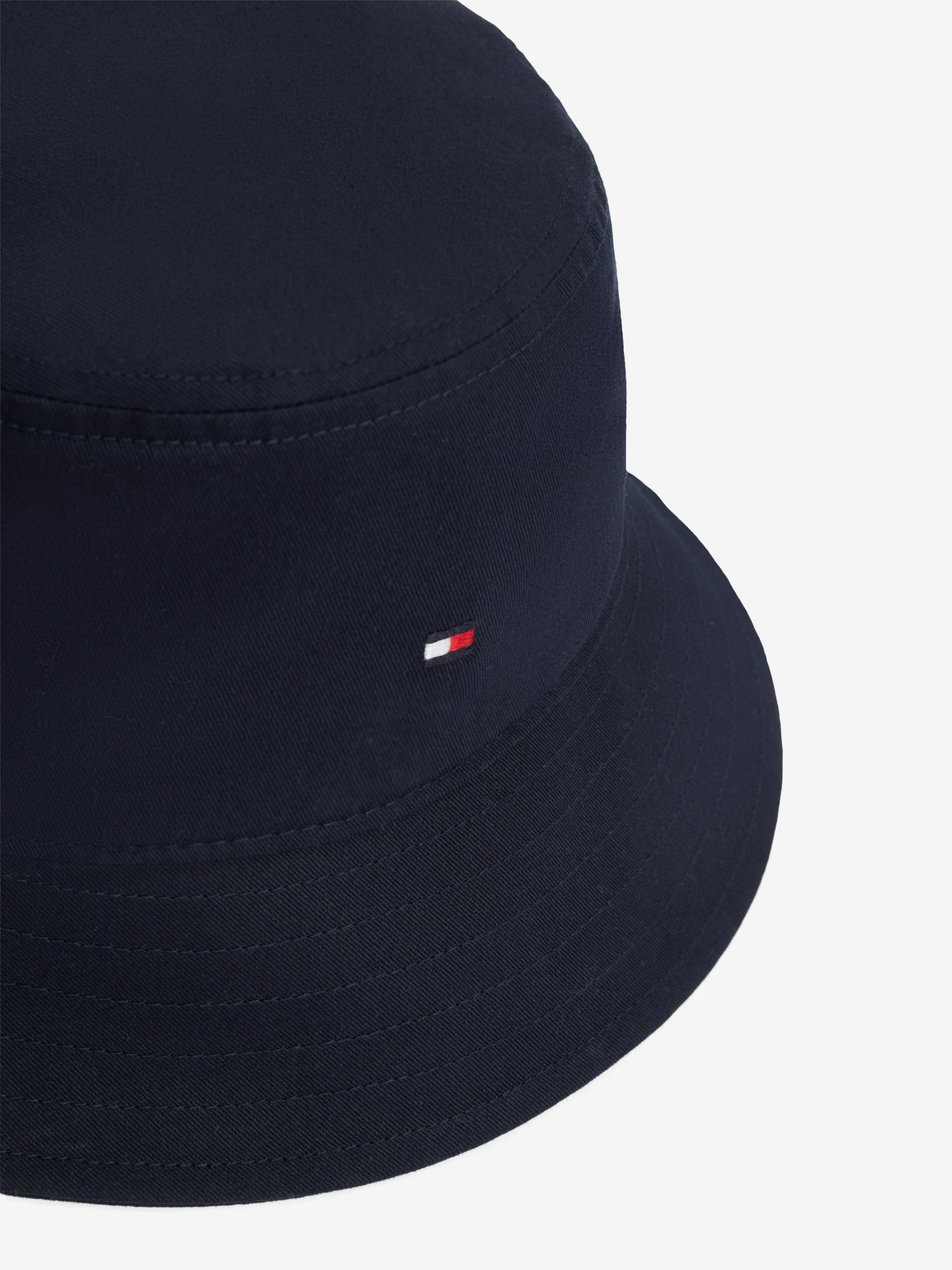 Kids Small Flag Bucket Hat in Navy