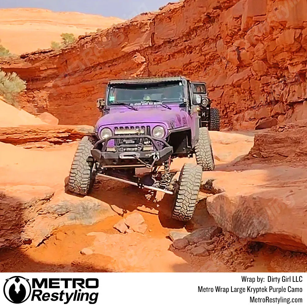 Kryptek Amethyst Camouflage Vinyl Wrap Film