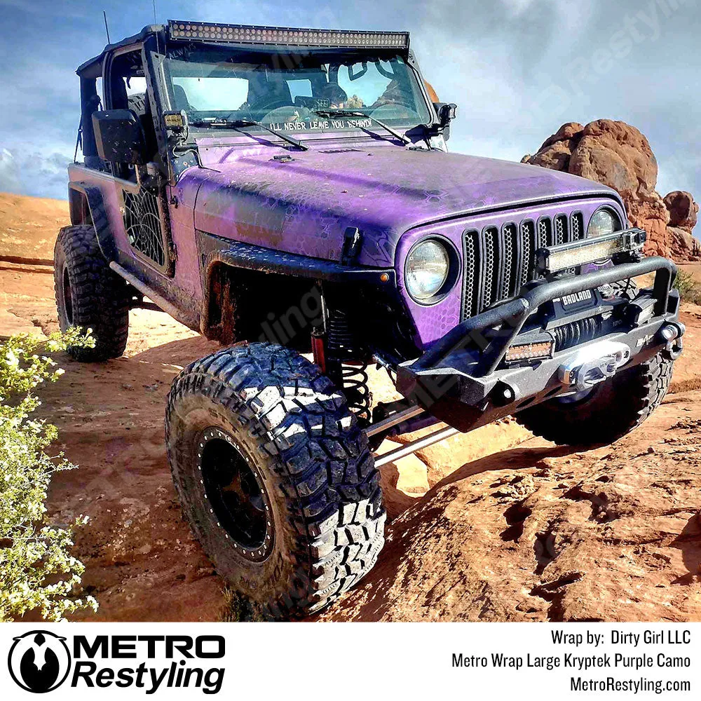 Kryptek Amethyst Camouflage Vinyl Wrap Film