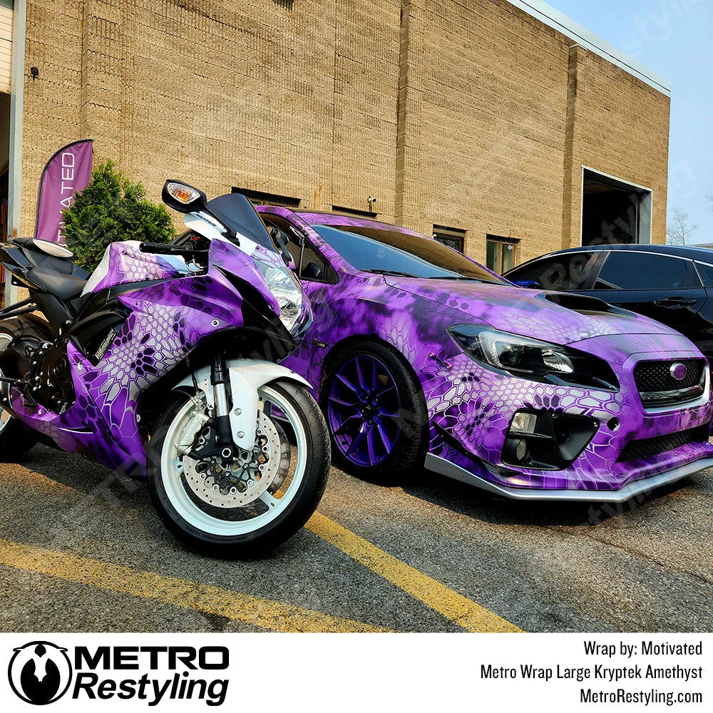 Kryptek Amethyst Camouflage Vinyl Wrap Film