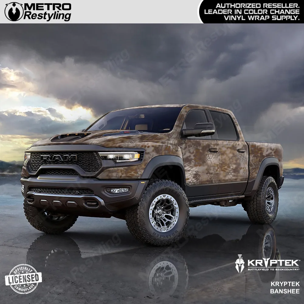 Kryptek Banshee Camouflage Vinyl Wrap Film