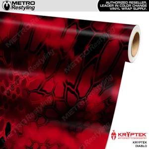 Kryptek Diablo Camouflage Vinyl Wrap Film