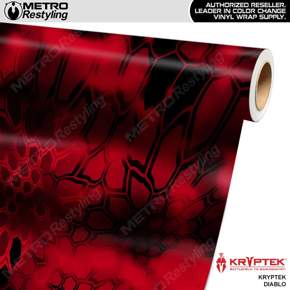 Kryptek Diablo Camouflage Vinyl Wrap Film