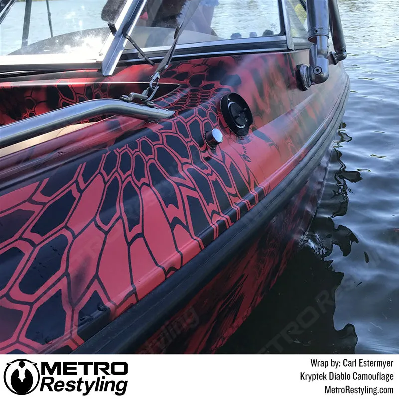 Kryptek Diablo Camouflage Vinyl Wrap Film