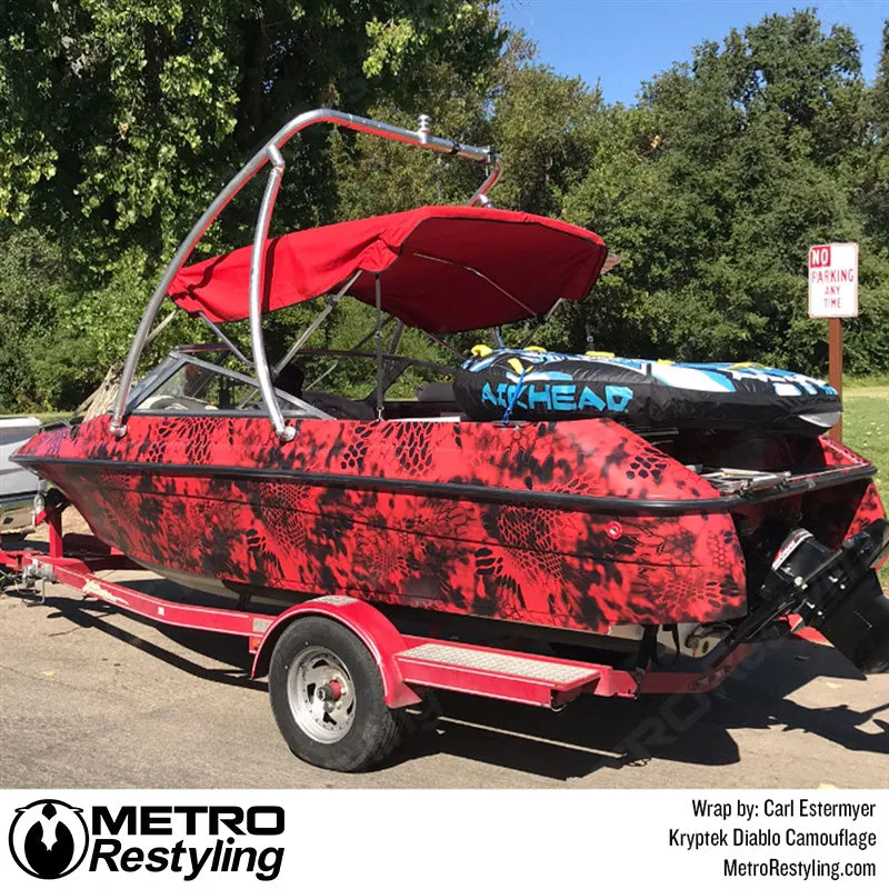 Kryptek Diablo Camouflage Vinyl Wrap Film